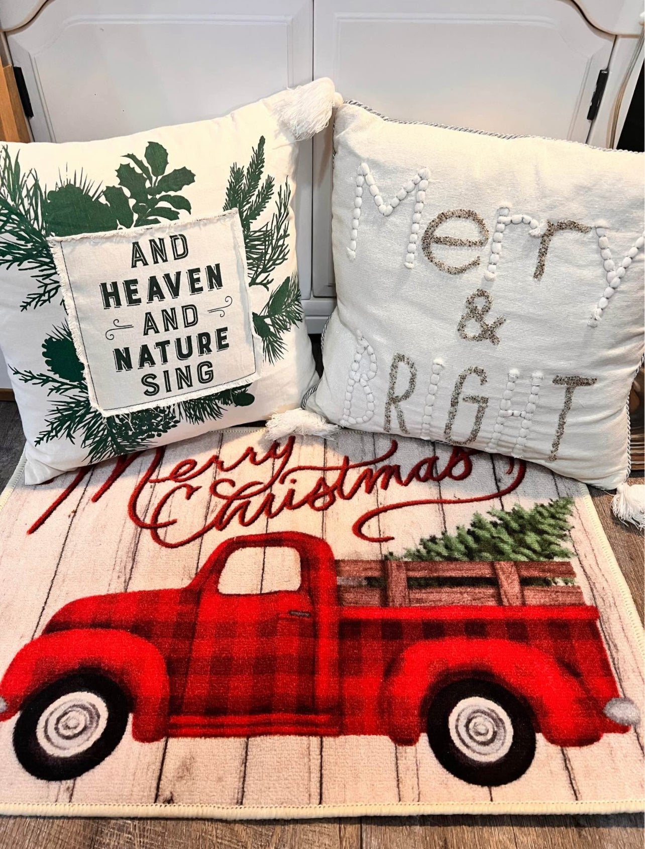 Pillow Rug Set