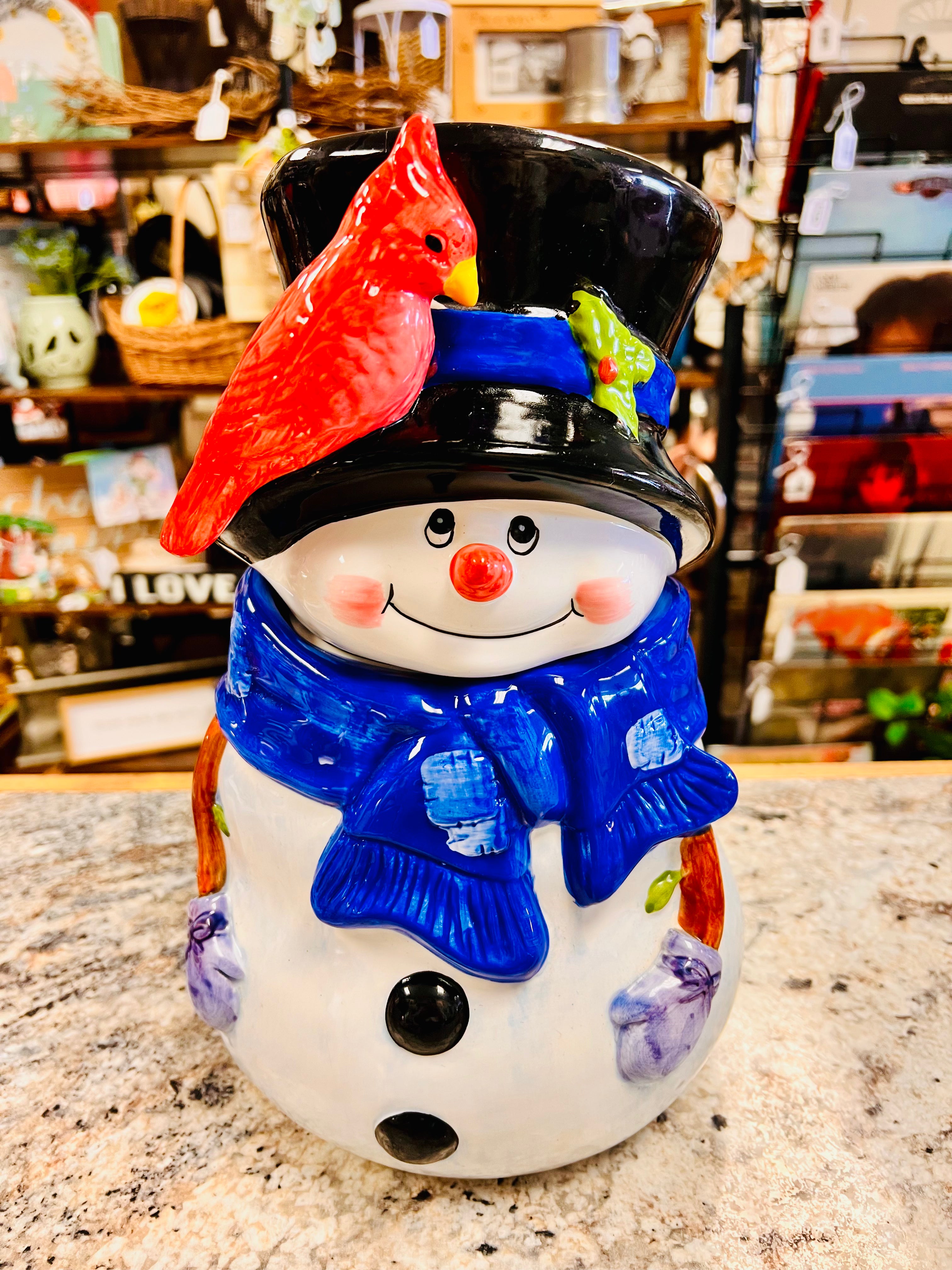Snowman Cookie Jar
