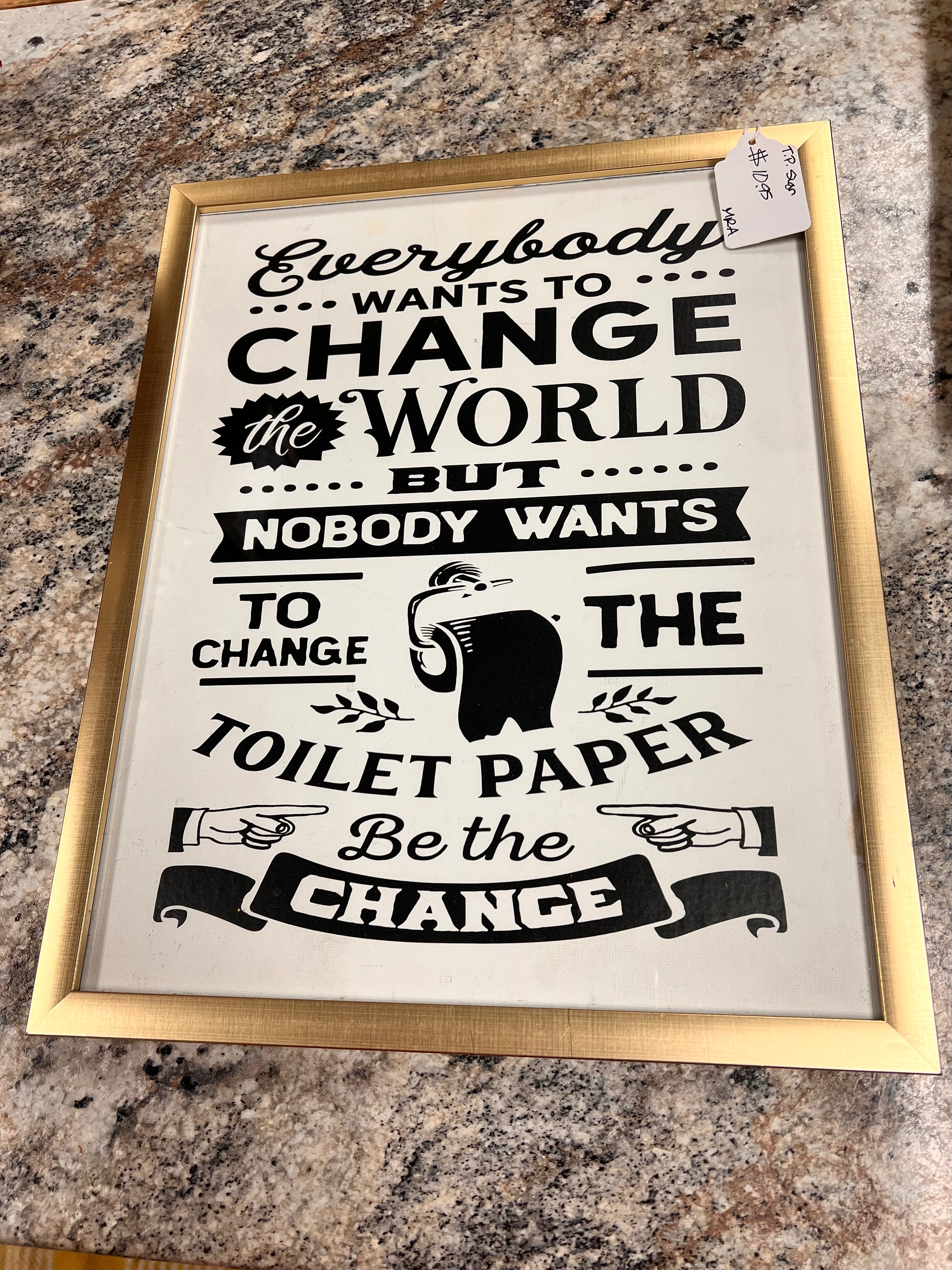 Bathroom Sign