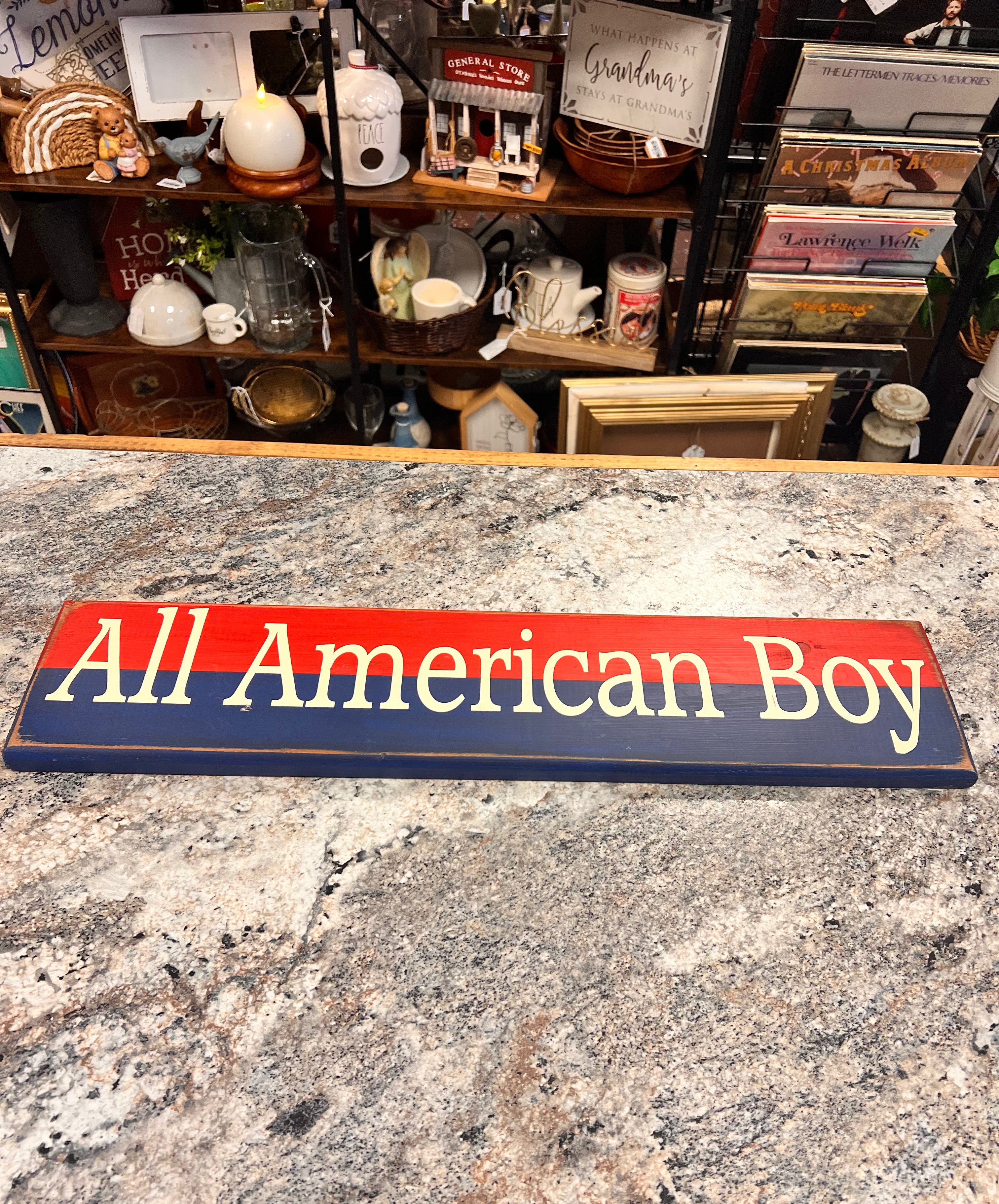 American Boy Sign