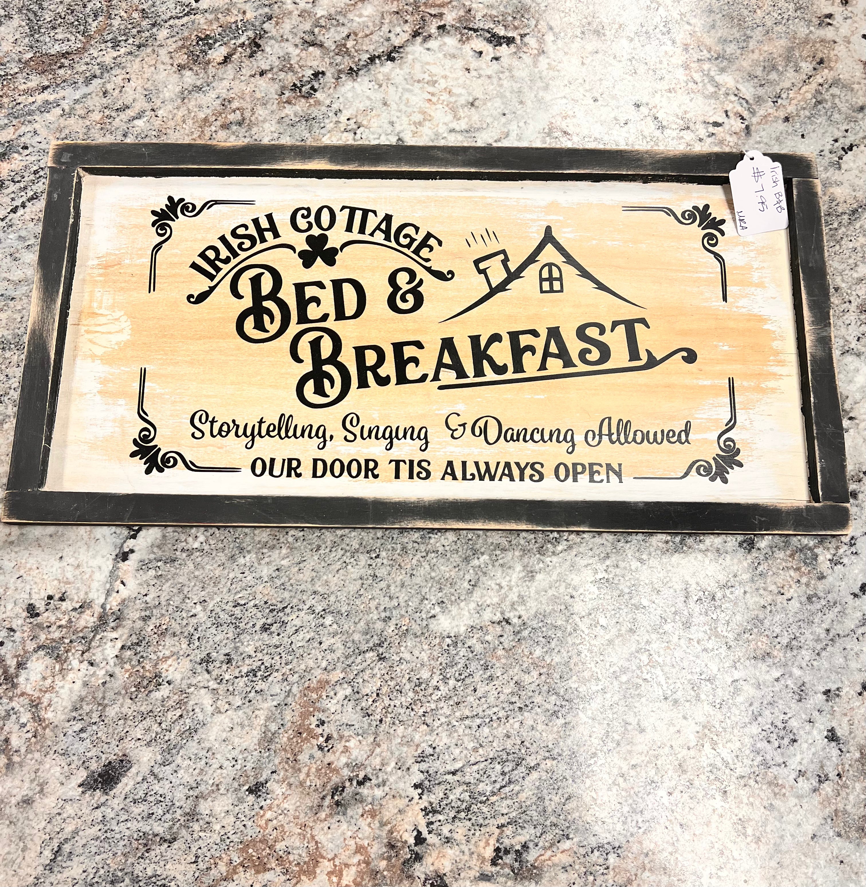 Irish B&B Sign