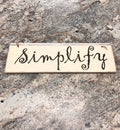 Simplify Sign