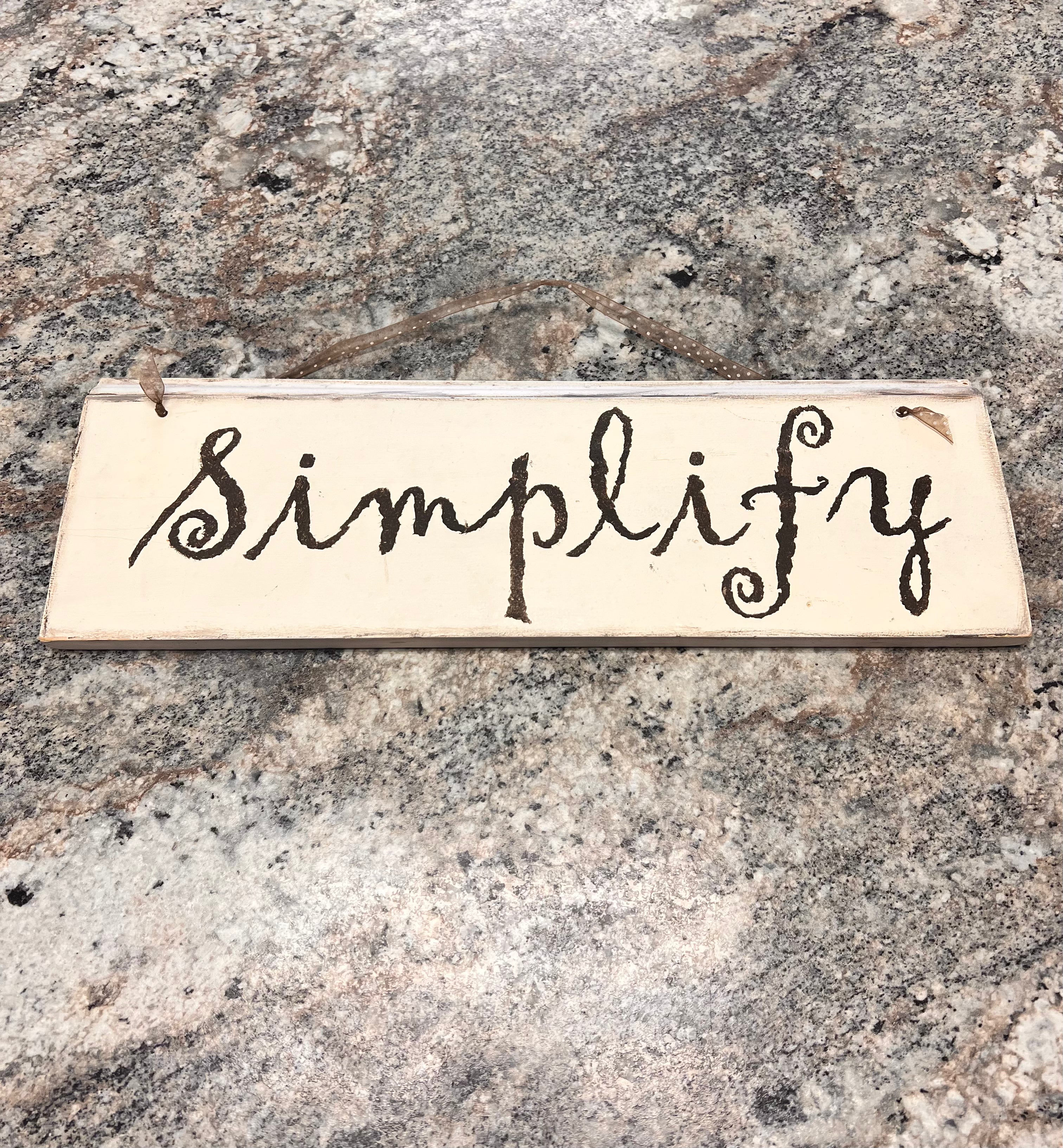 Simplify Sign