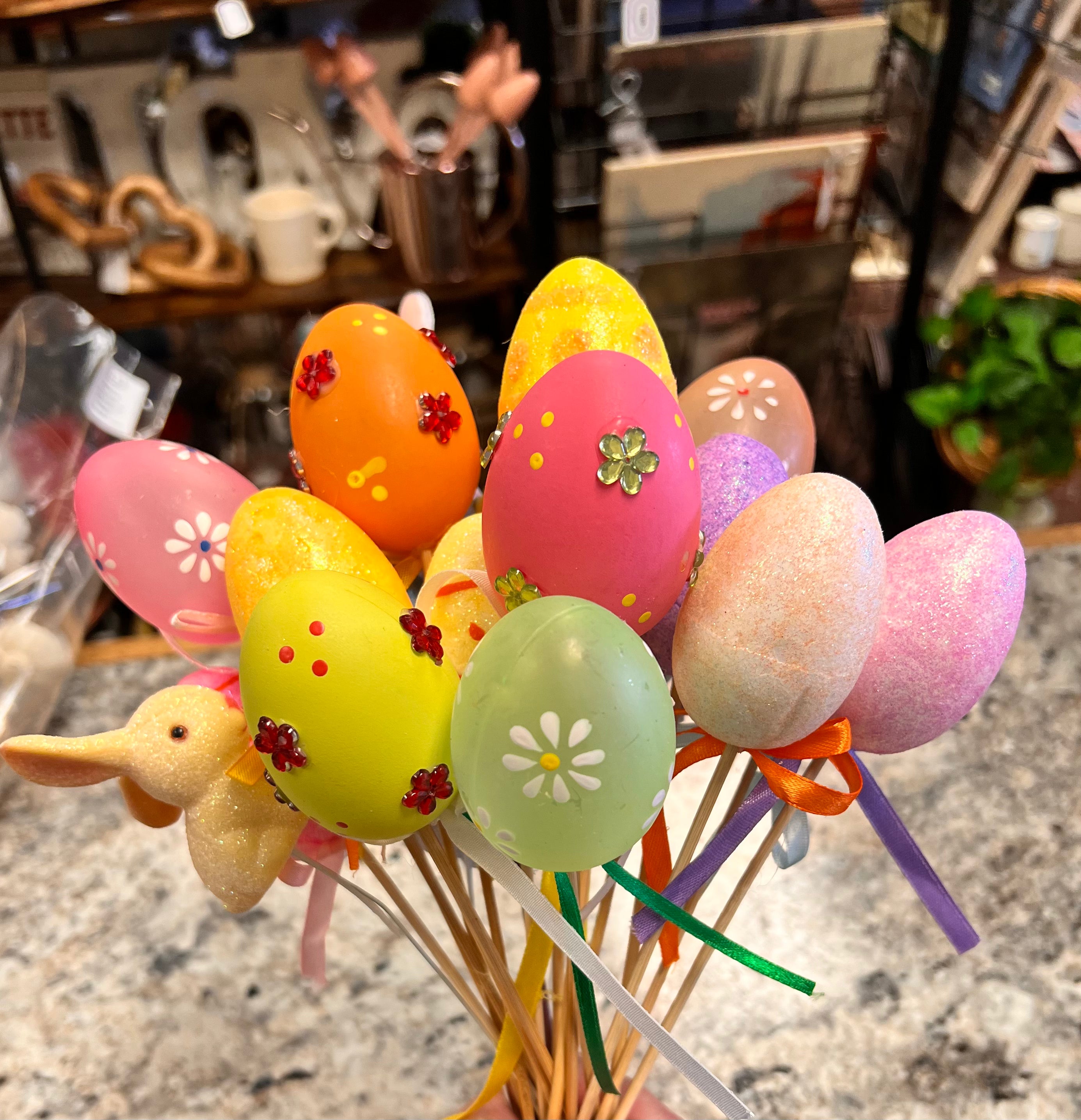 Bouquet Egg Decor