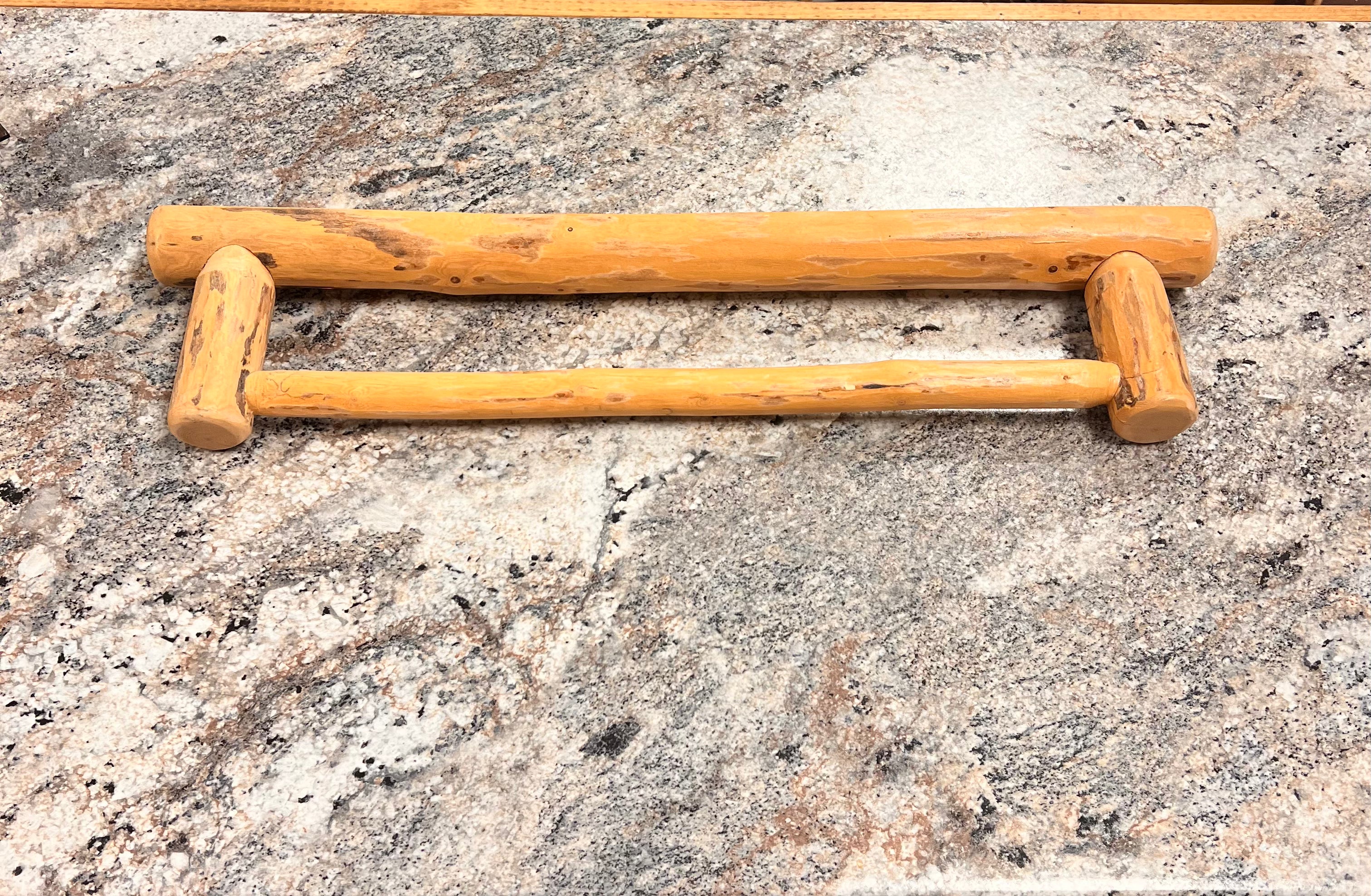 Wood Towel Bar