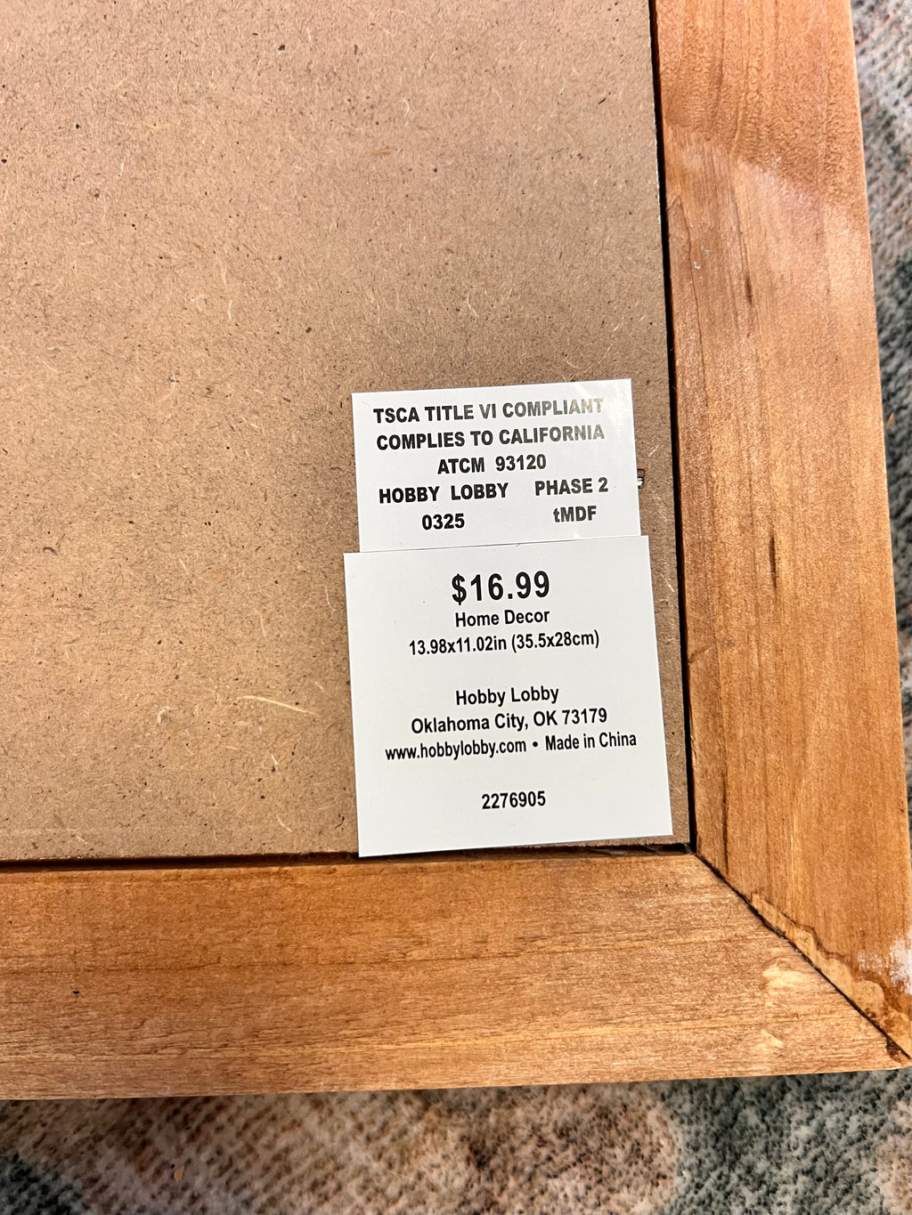Hobby Lobby Framed Stems