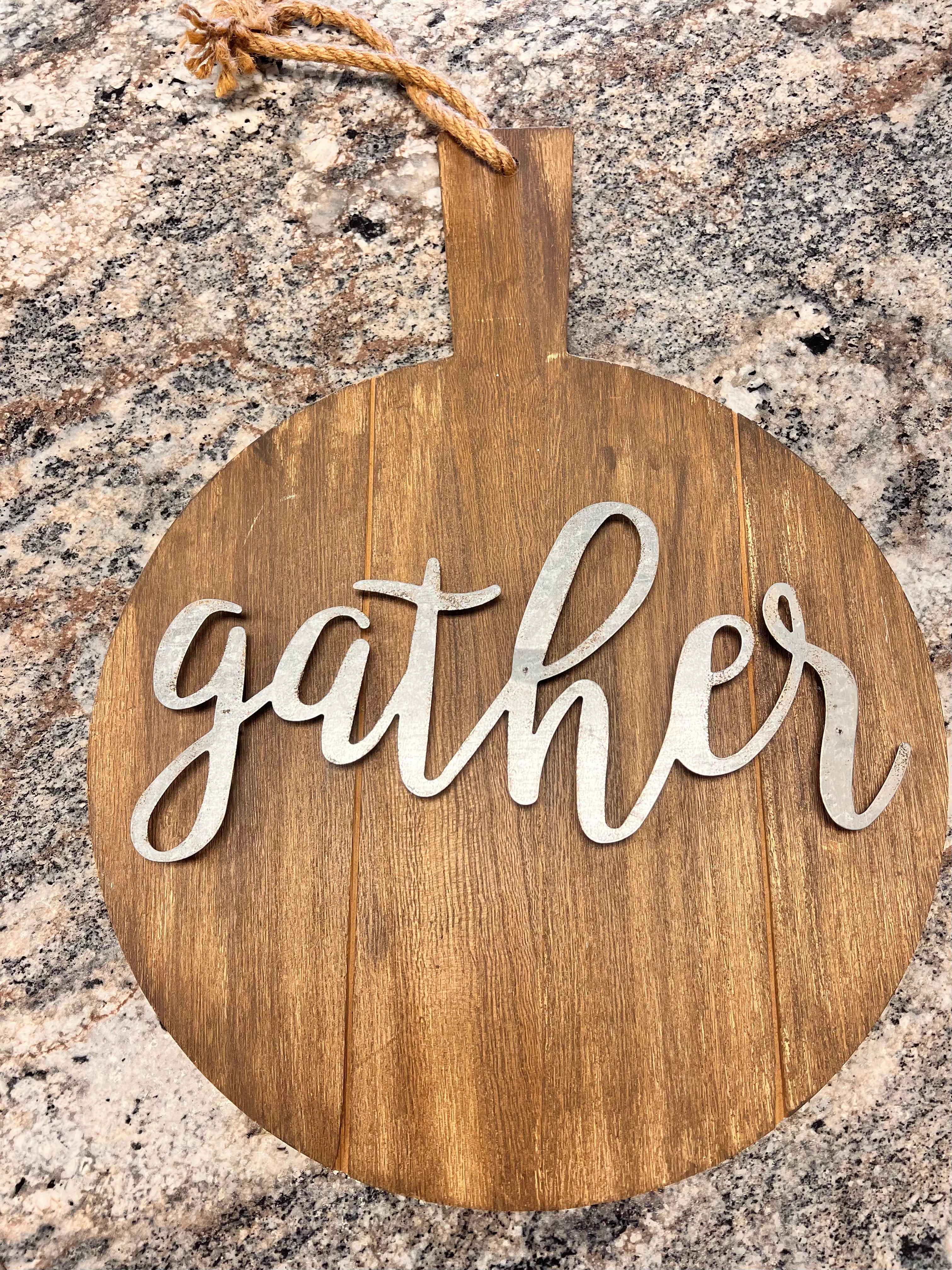 Gather Sign