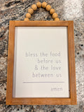 Bless the Food Sign
