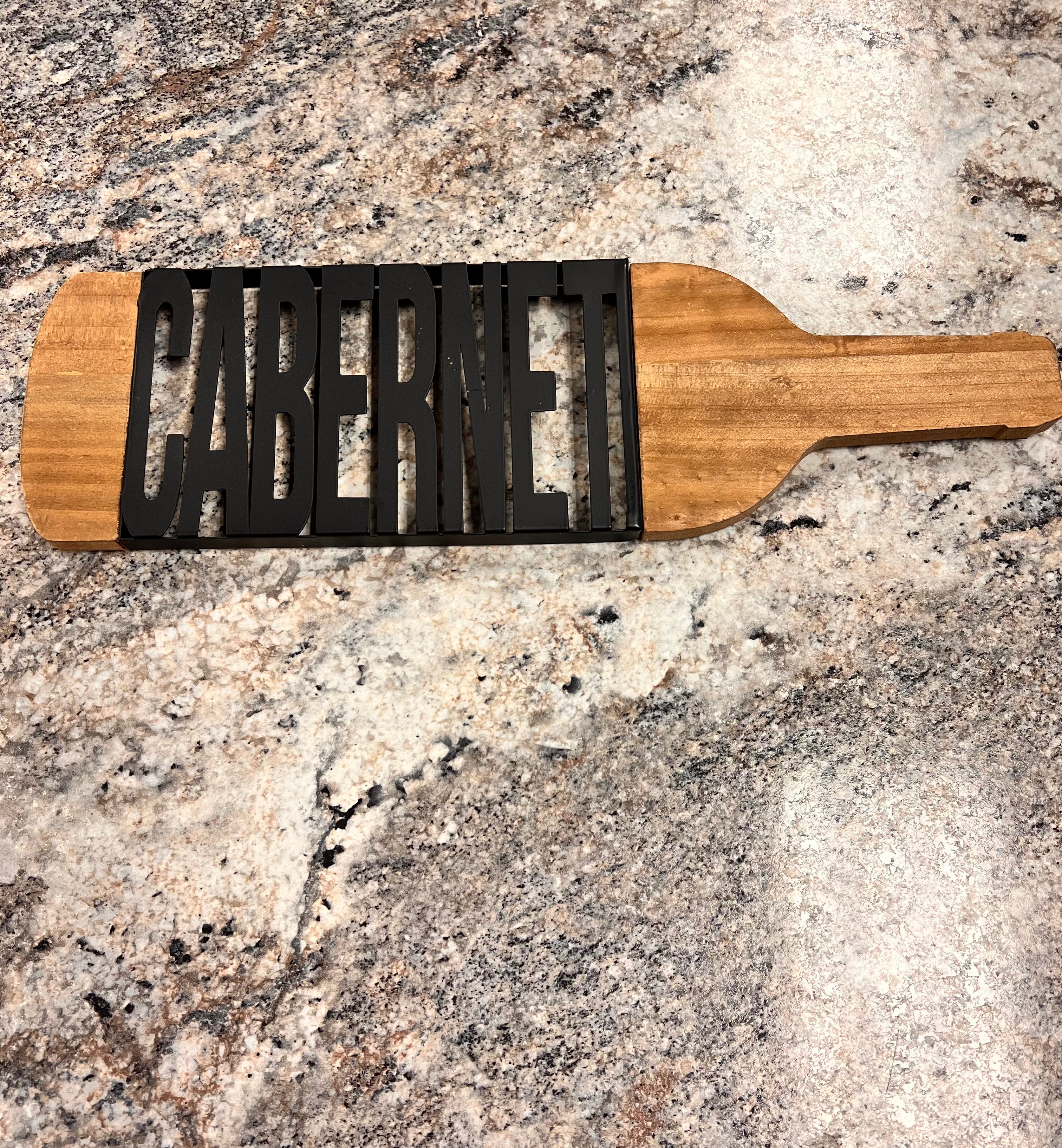 Wine Bottle Sign