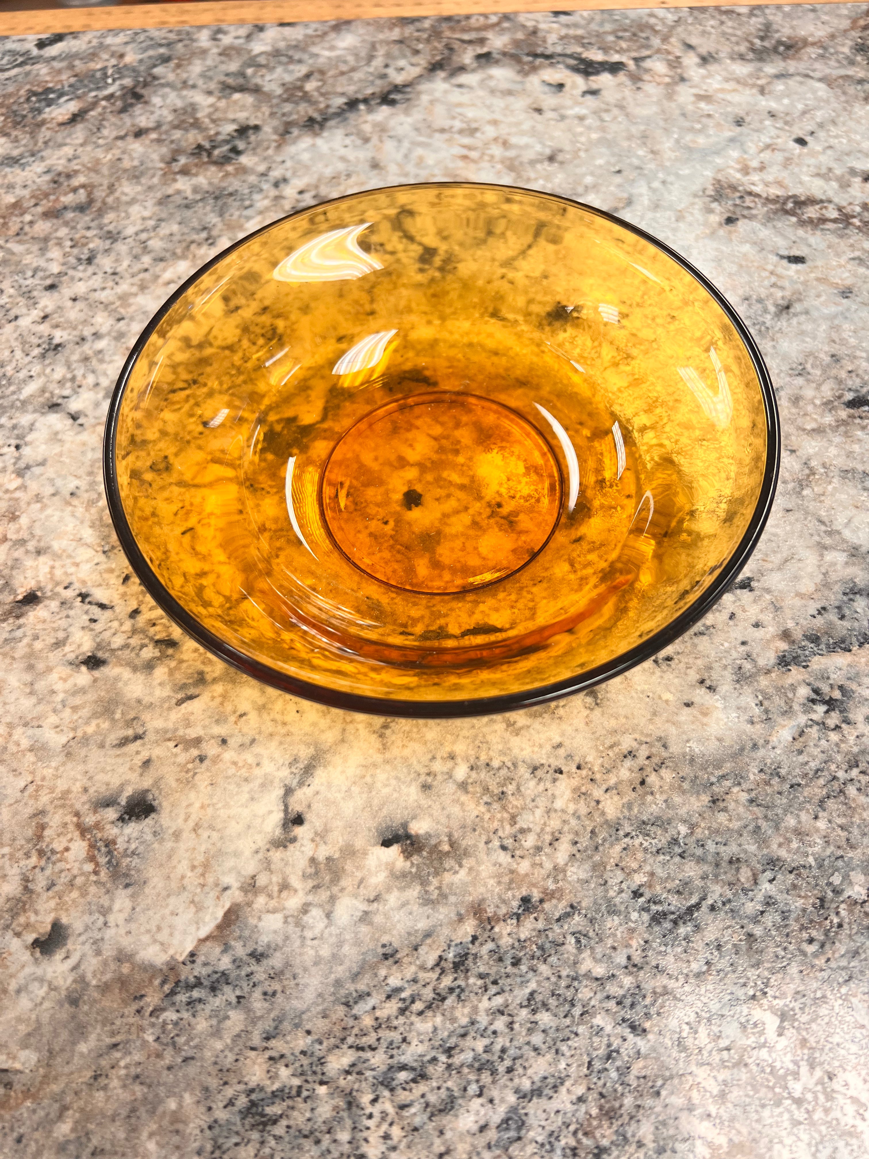 6” Amber Bowl