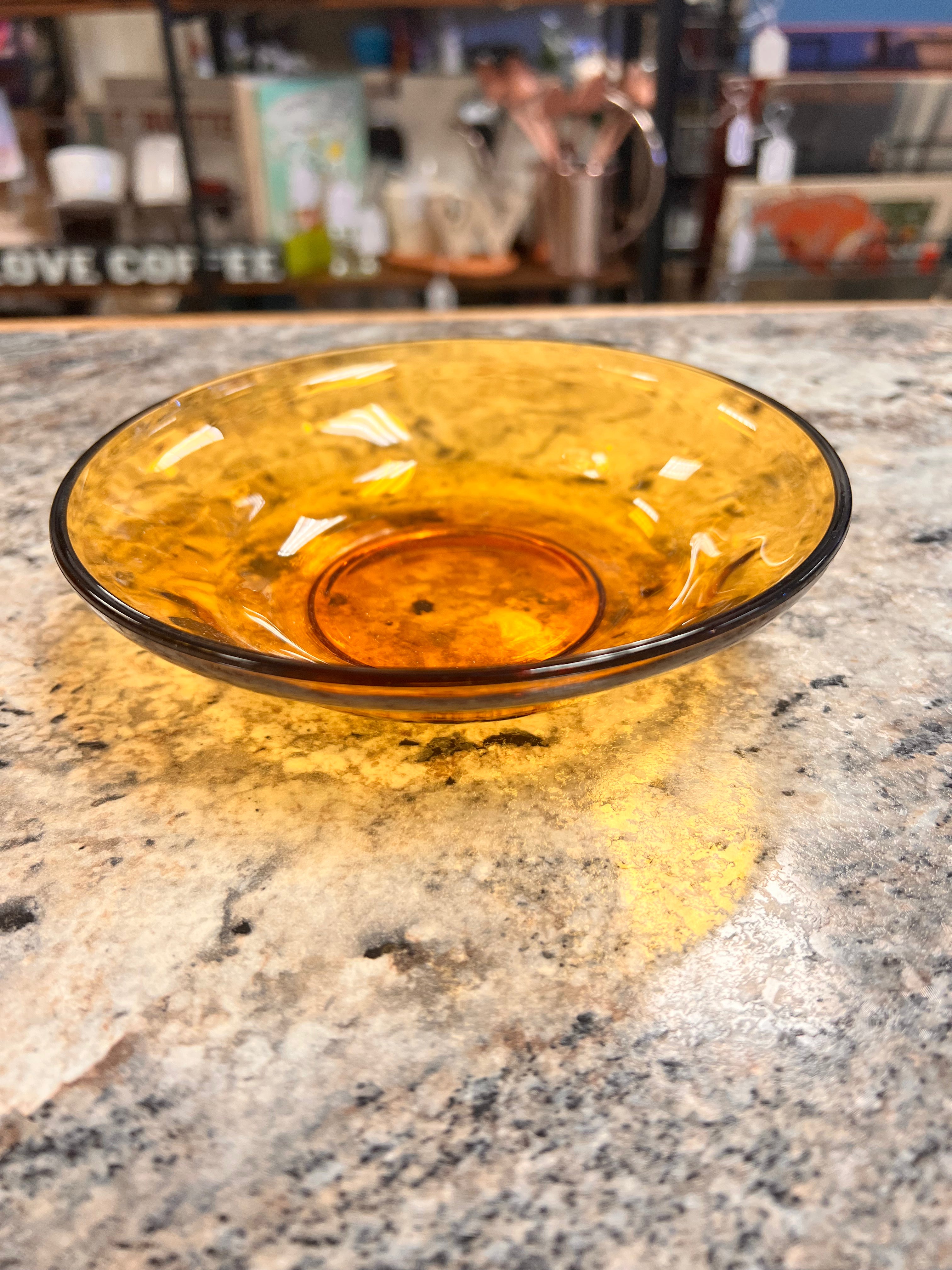 6” Amber Bowl