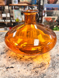 Dimple Amber Glass