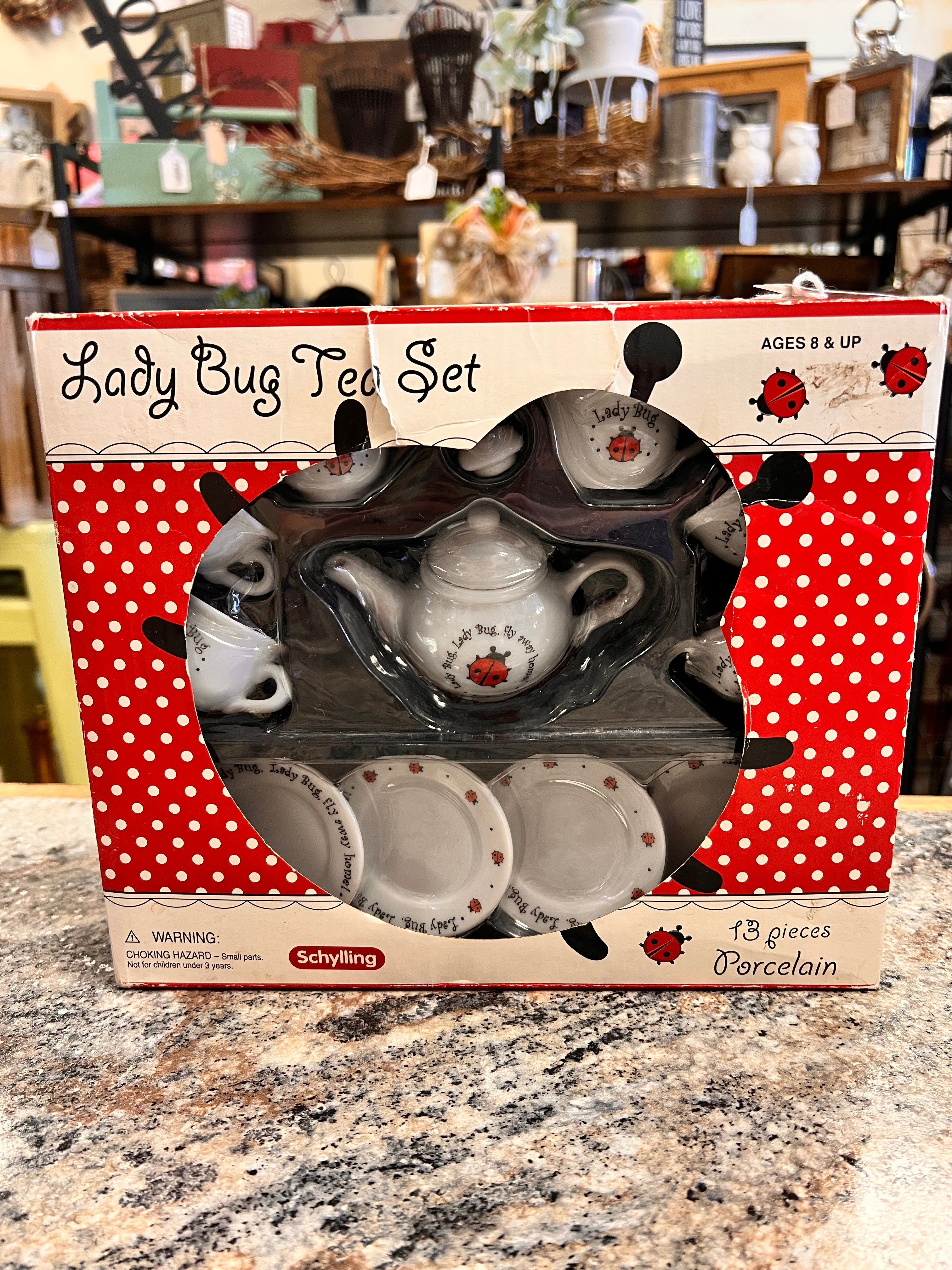 Lady Bug Tea Set