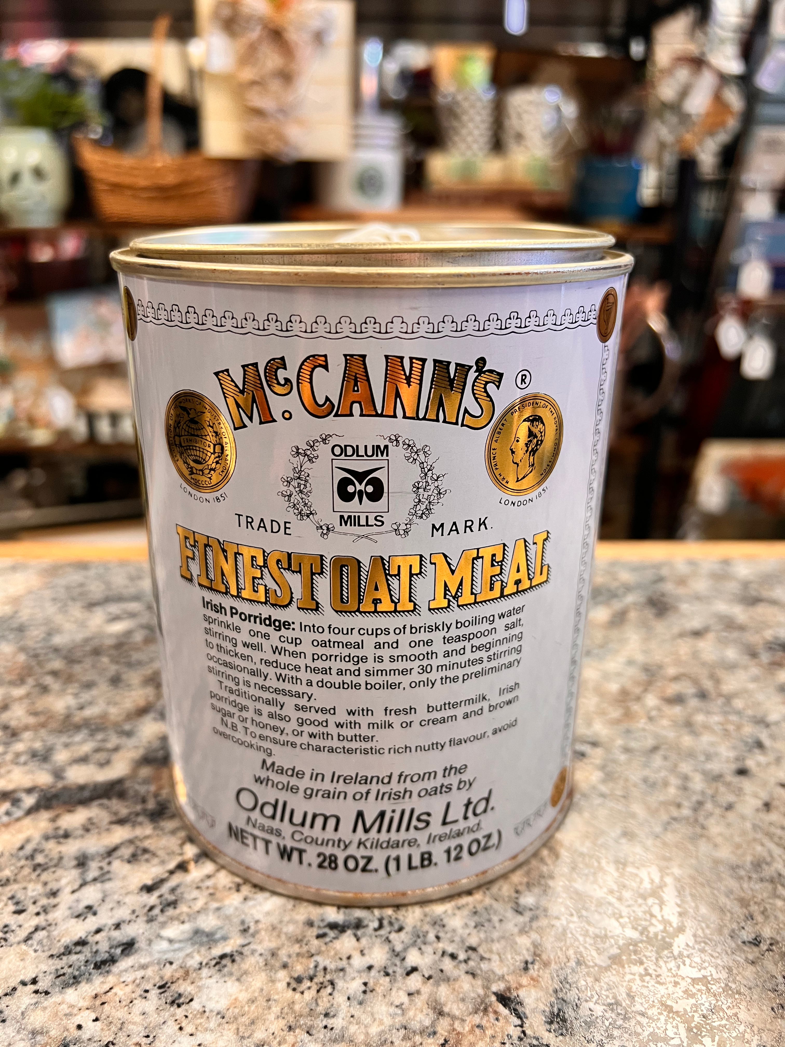 Oatmeal Tin