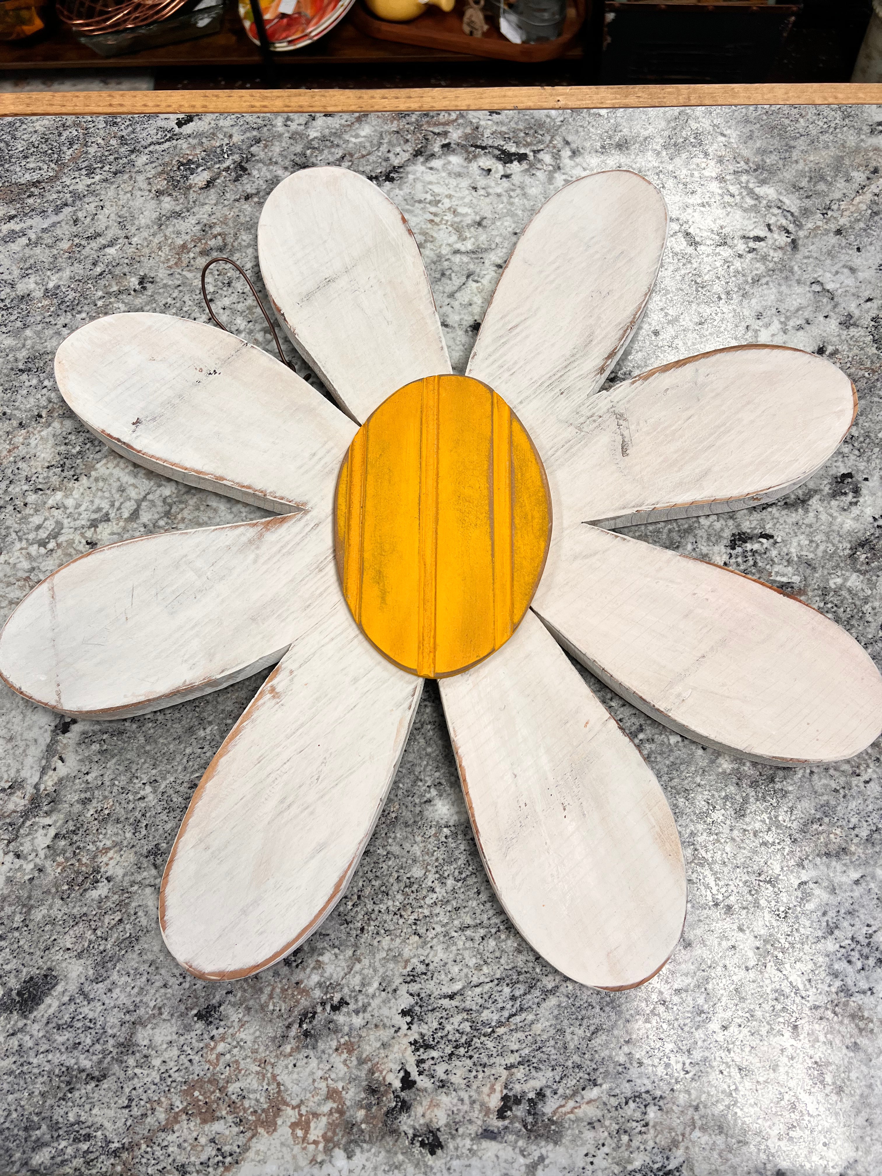Wood Flower Decor