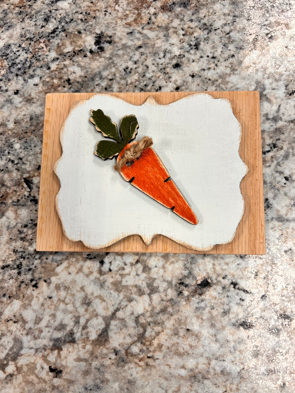 Wood Carrot Sign