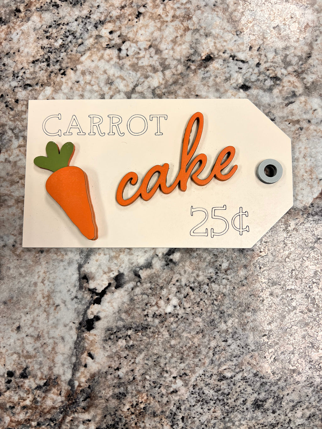 Wood Carrot Sign