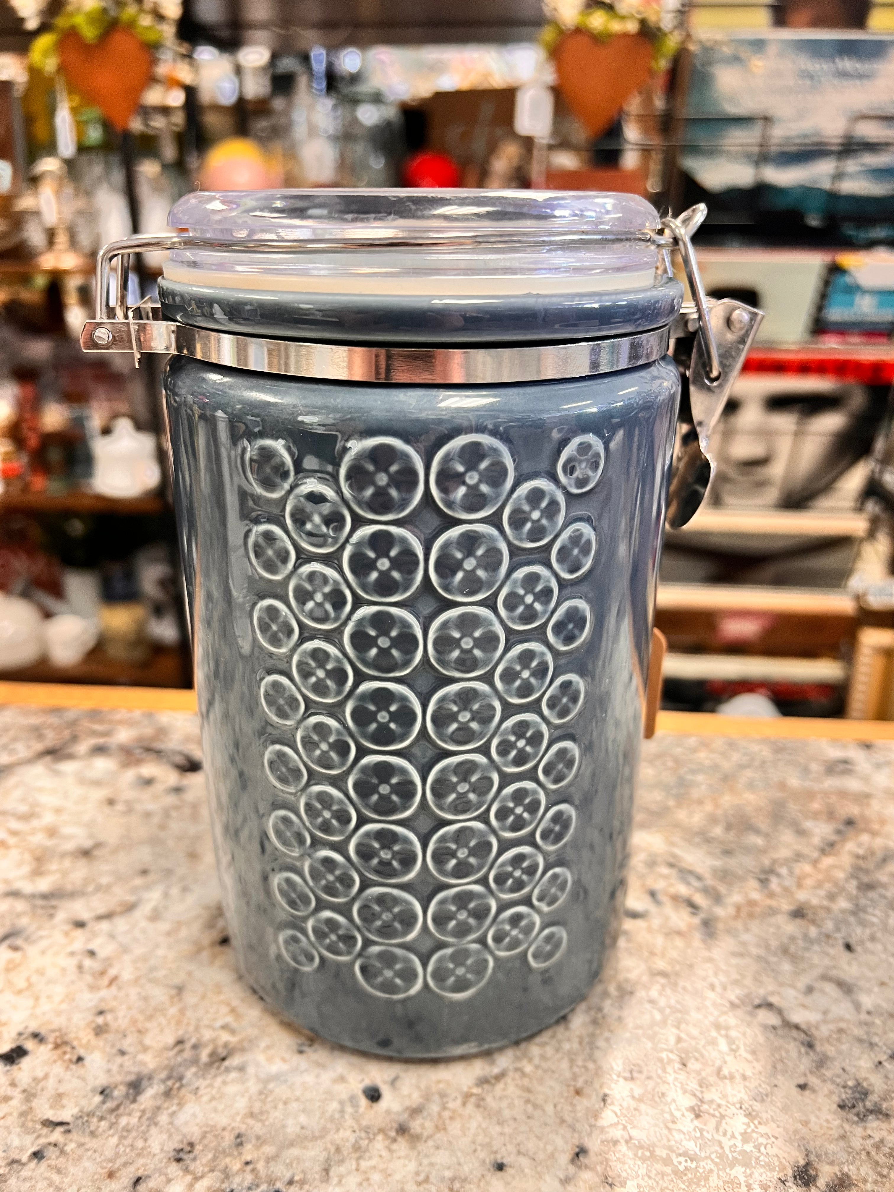 Blue Canister