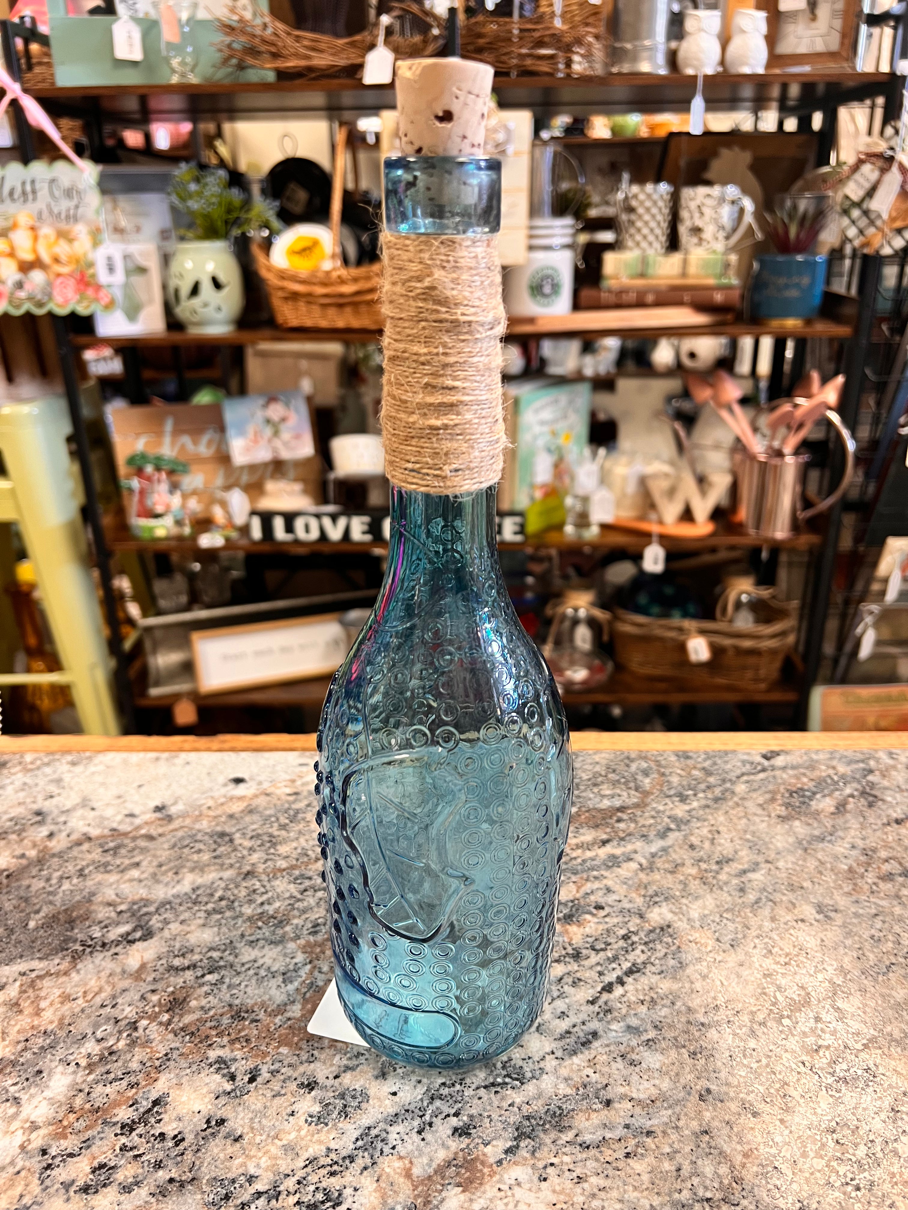 Blue Decanter