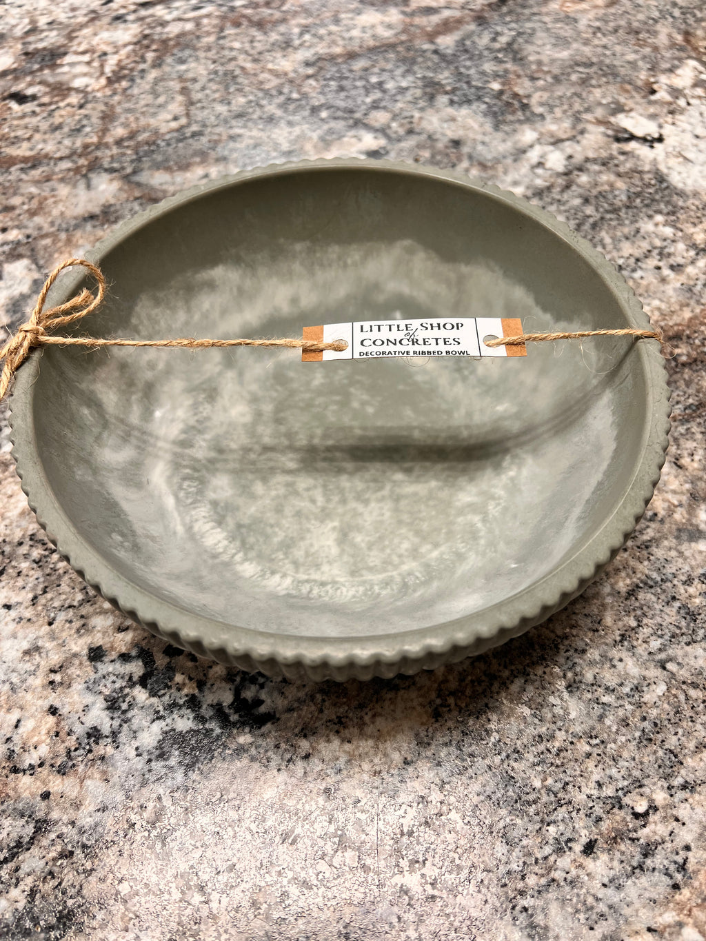 Decorative Ribbed Bowl