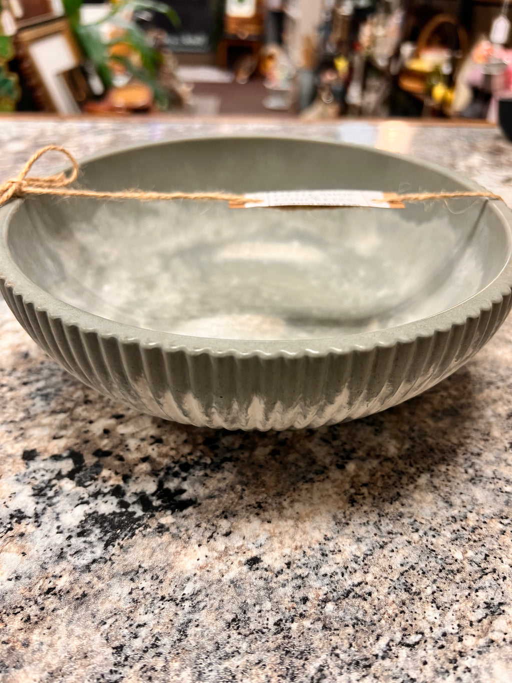 Decorative Ribbed Bowl