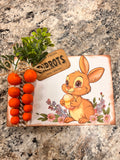 Wood Bunny Sign