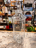 Footed Glass Jar