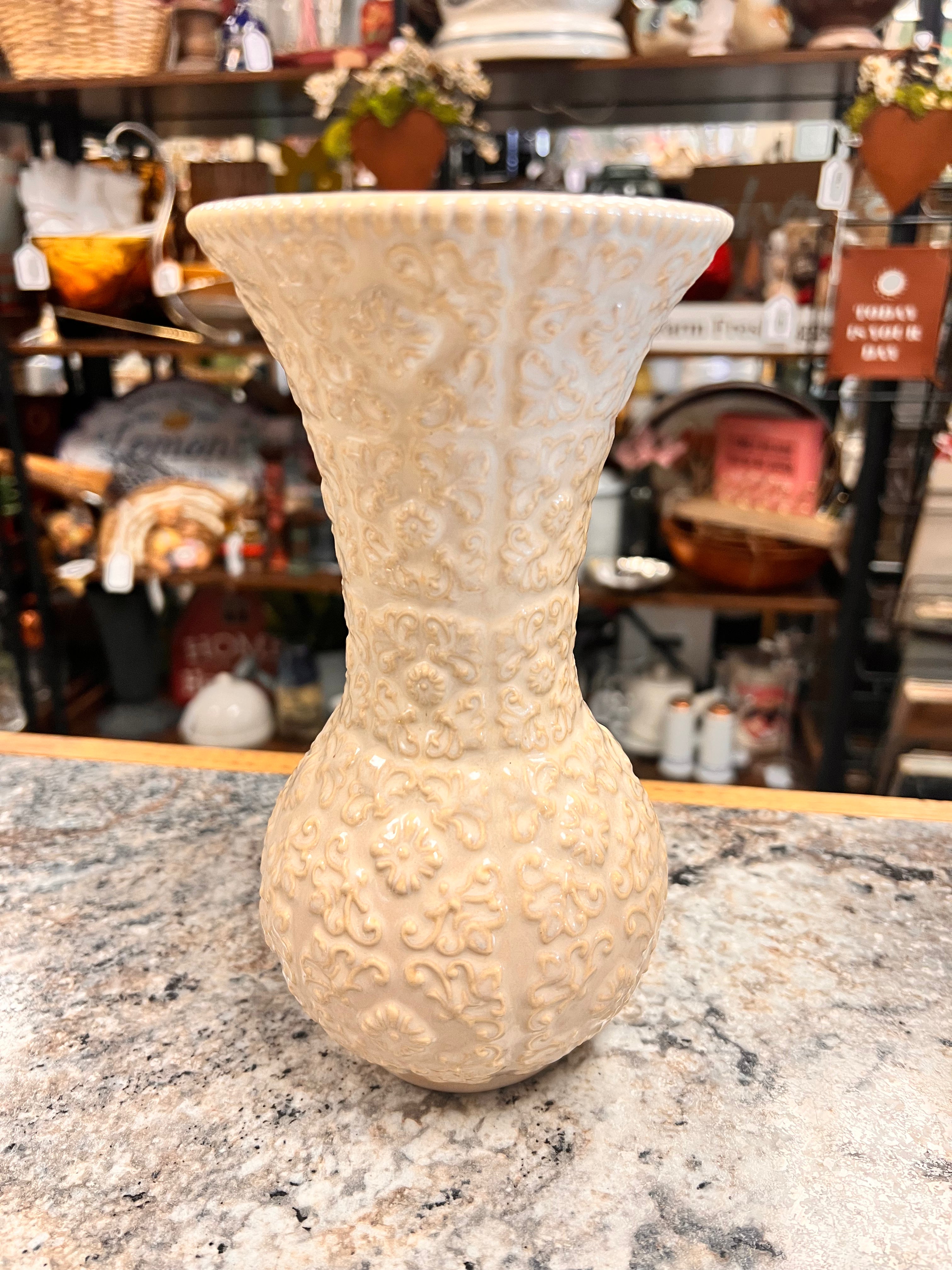 Tan Vase