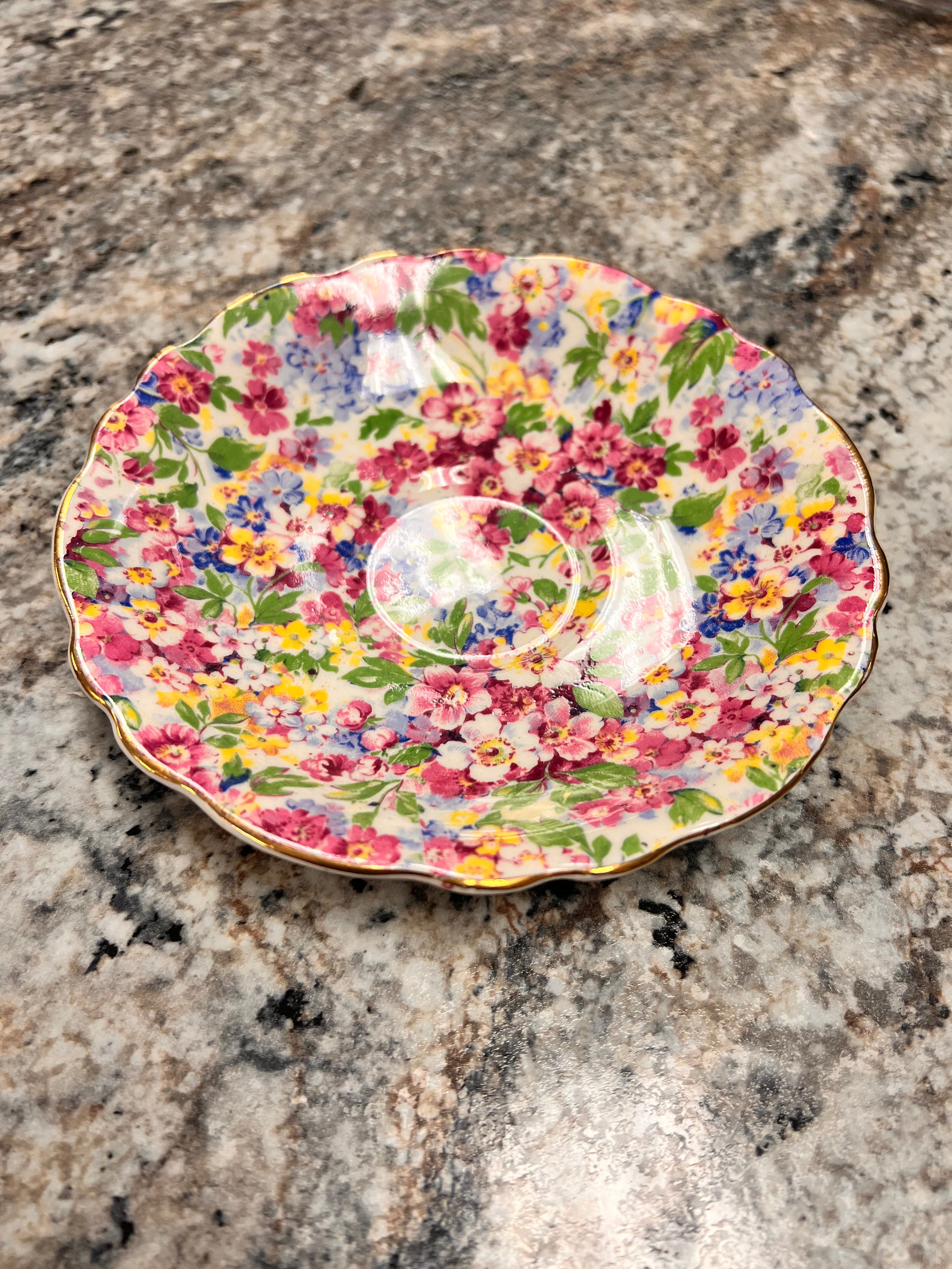 Floral Saucer