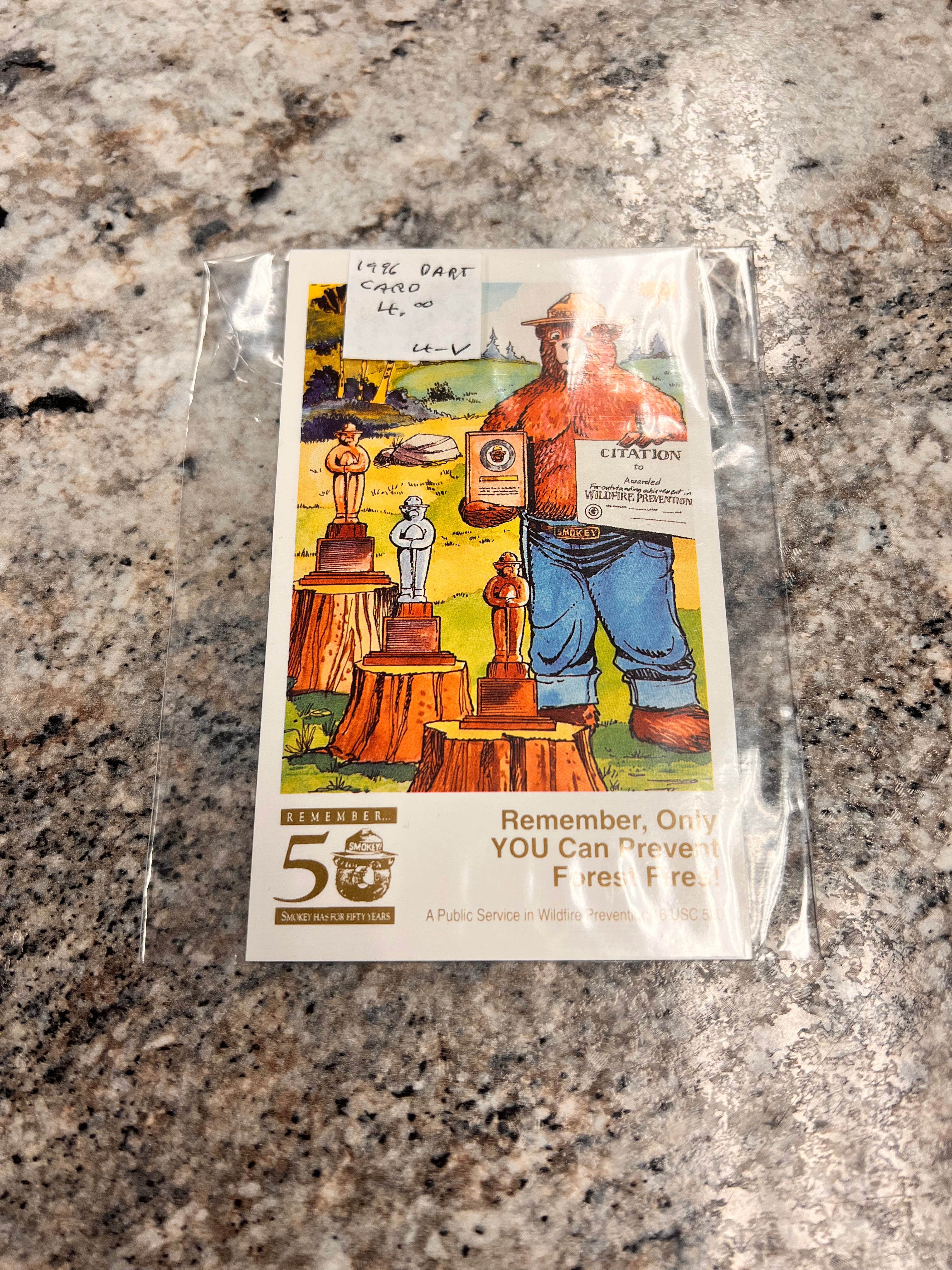 1996 Dart Card