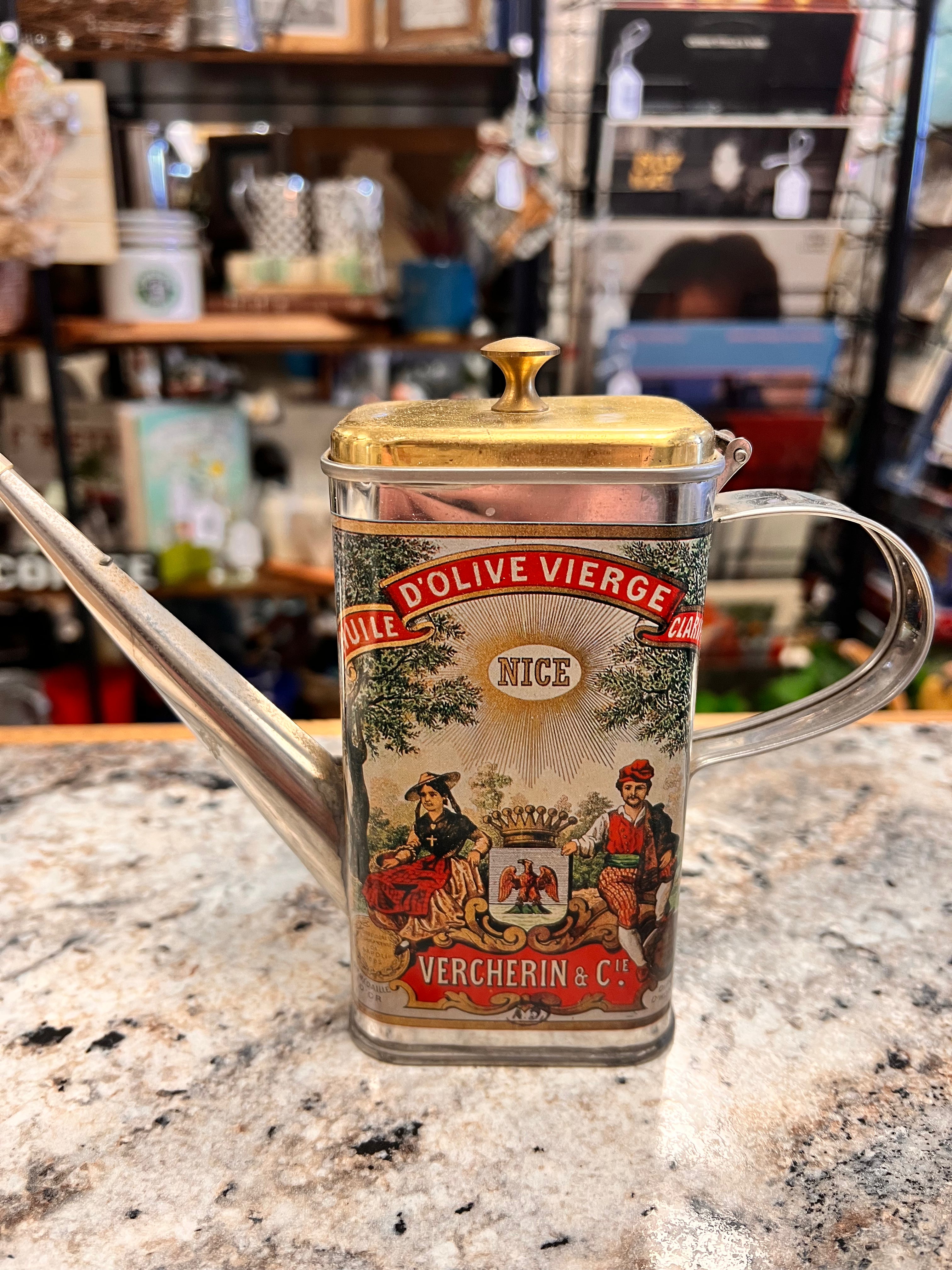 Vintage Oil Tin