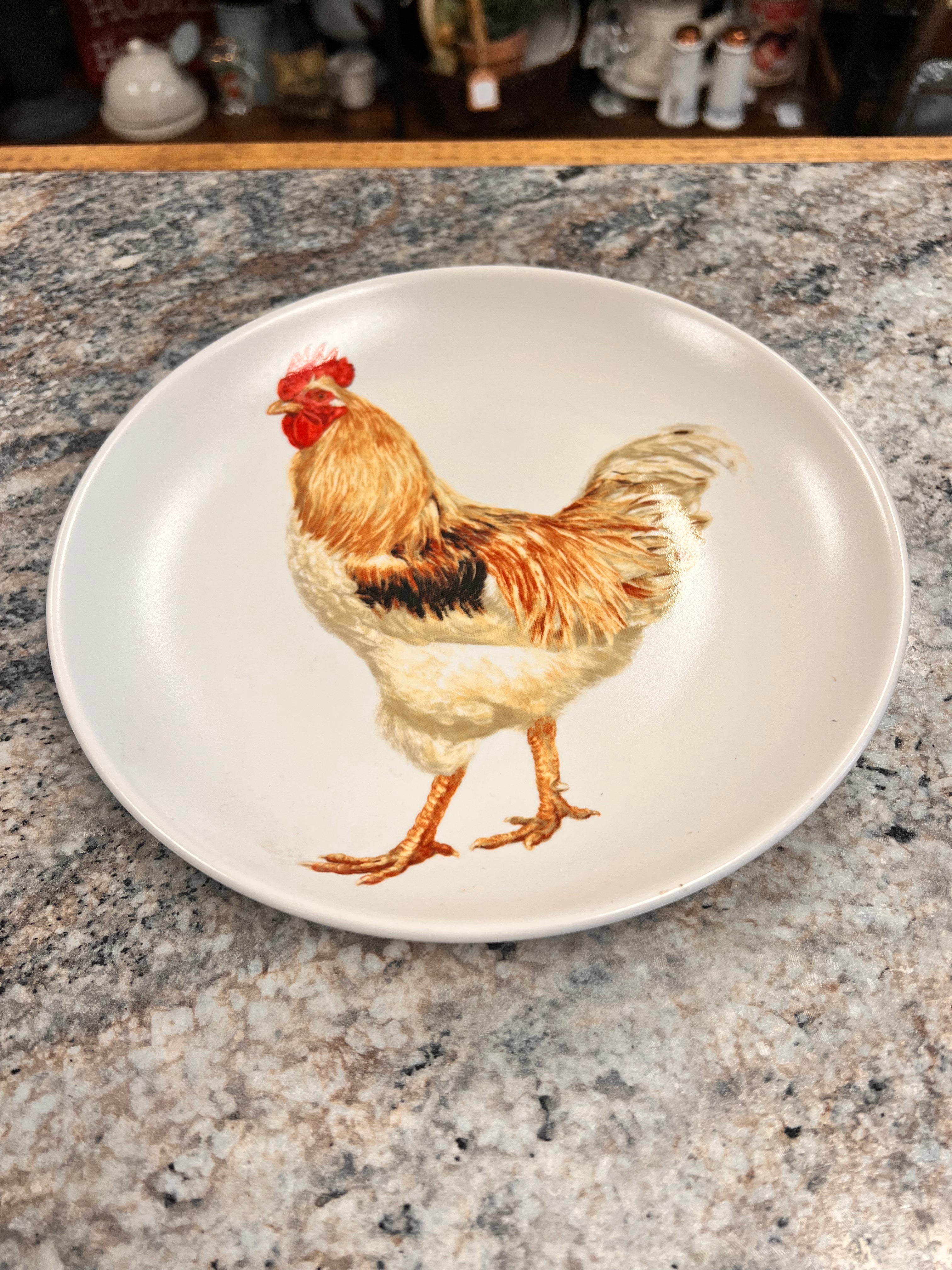 Rooster Plate