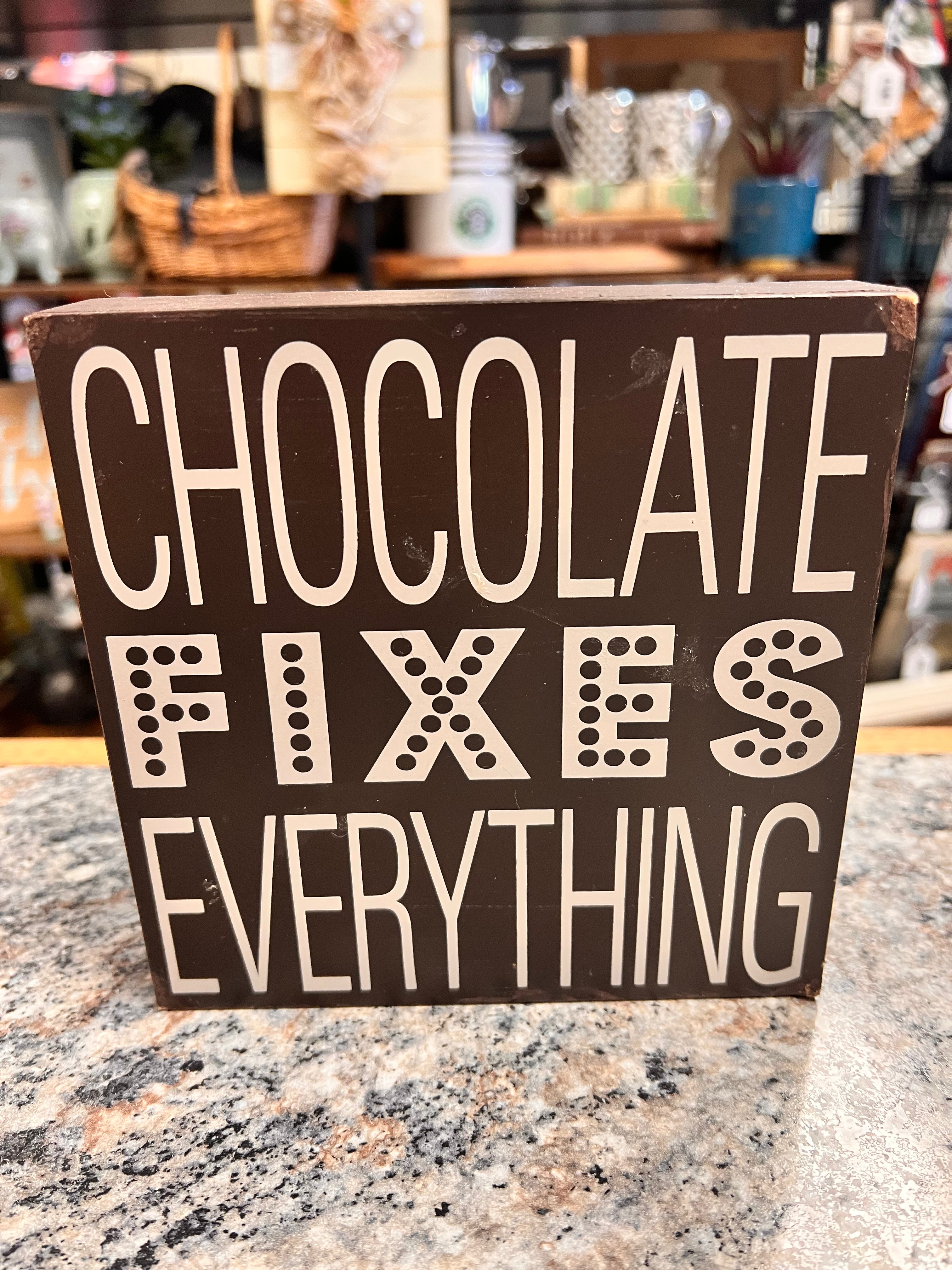 Chocolate Sign