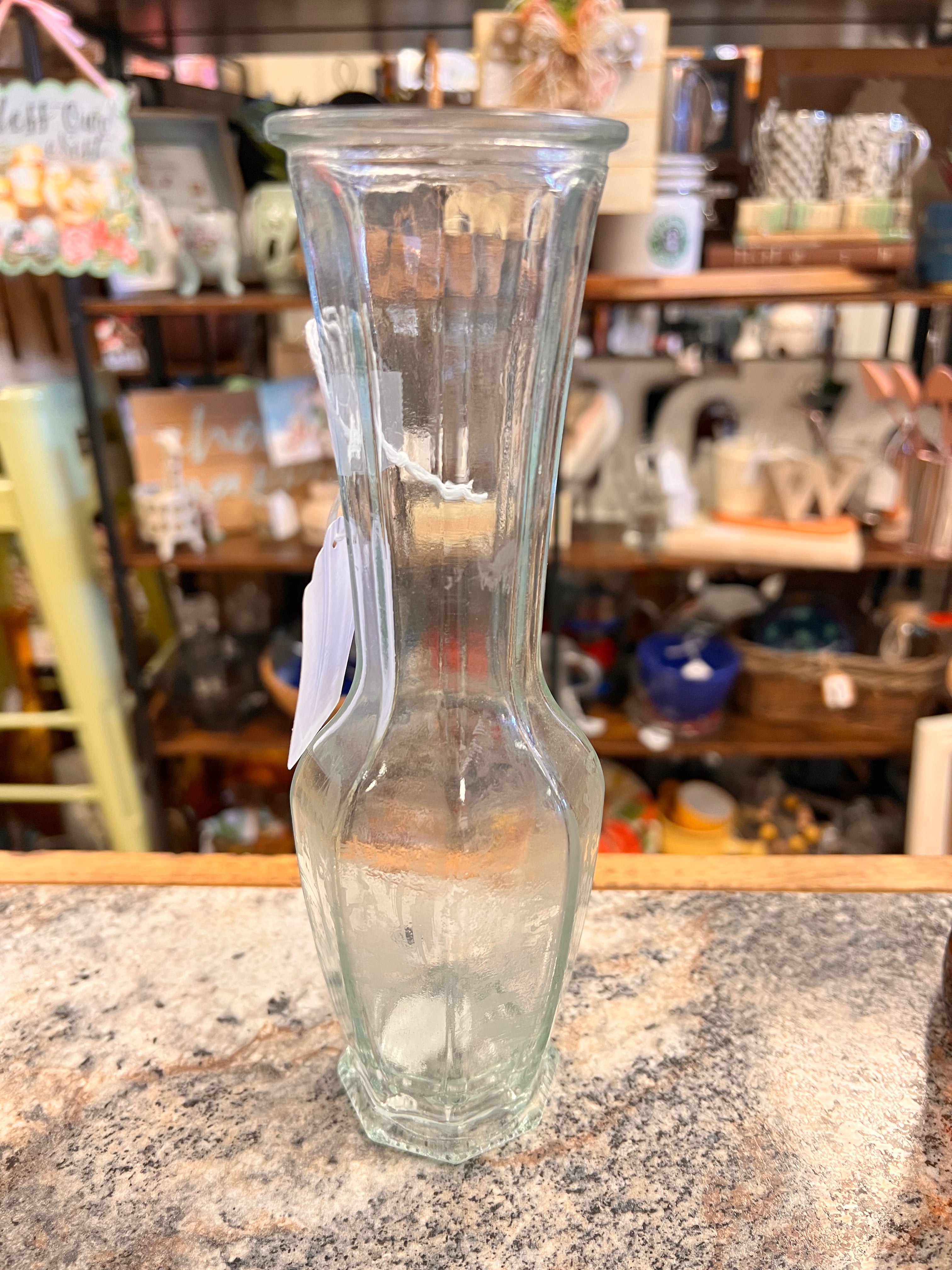 Clear Glass Vase
