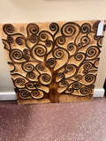 Wood Tree Decor