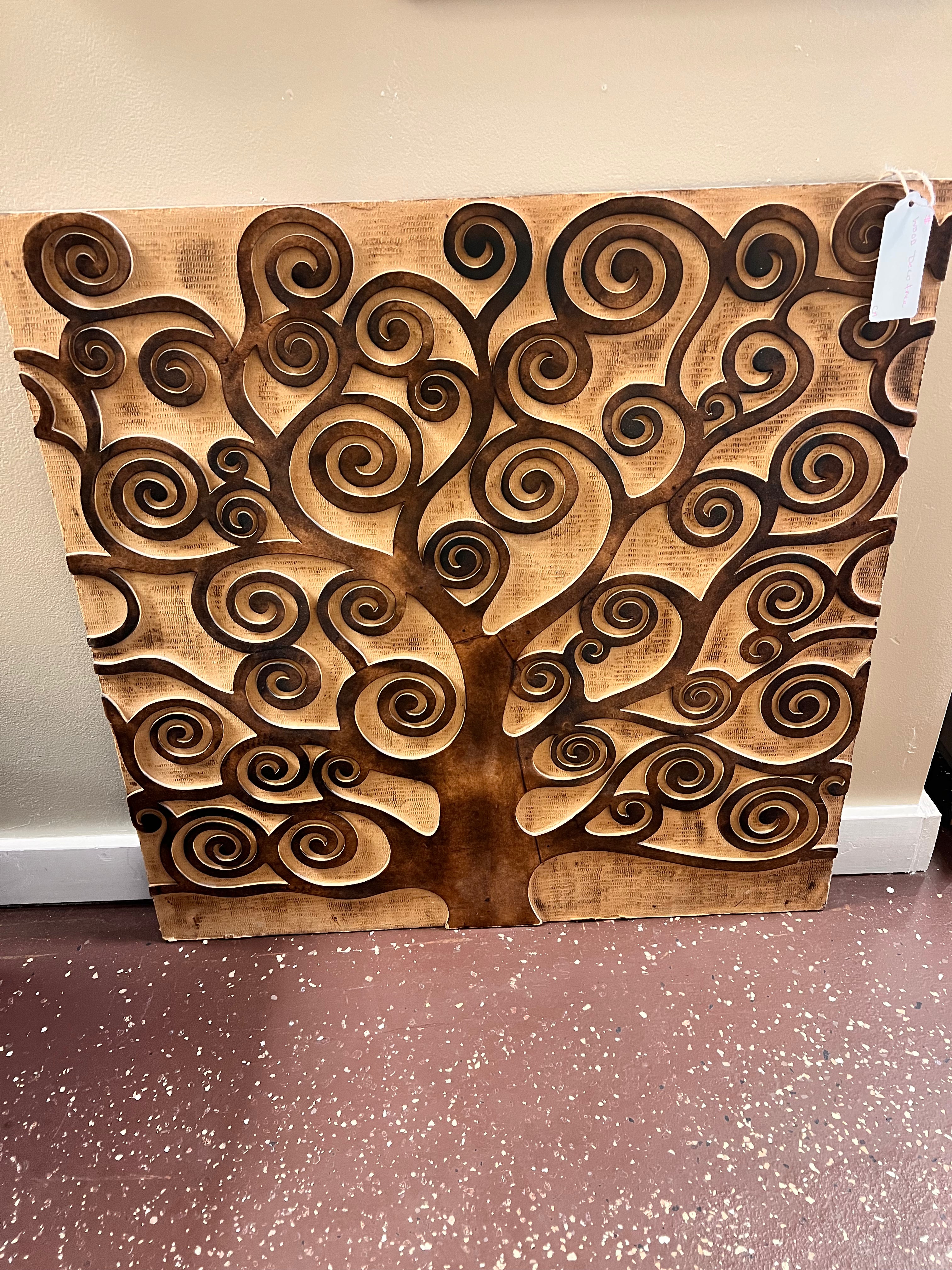 Wood Tree Decor