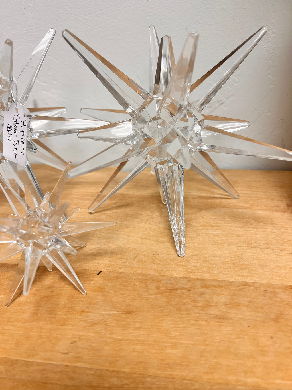 Decorative Star 3 Piece Set