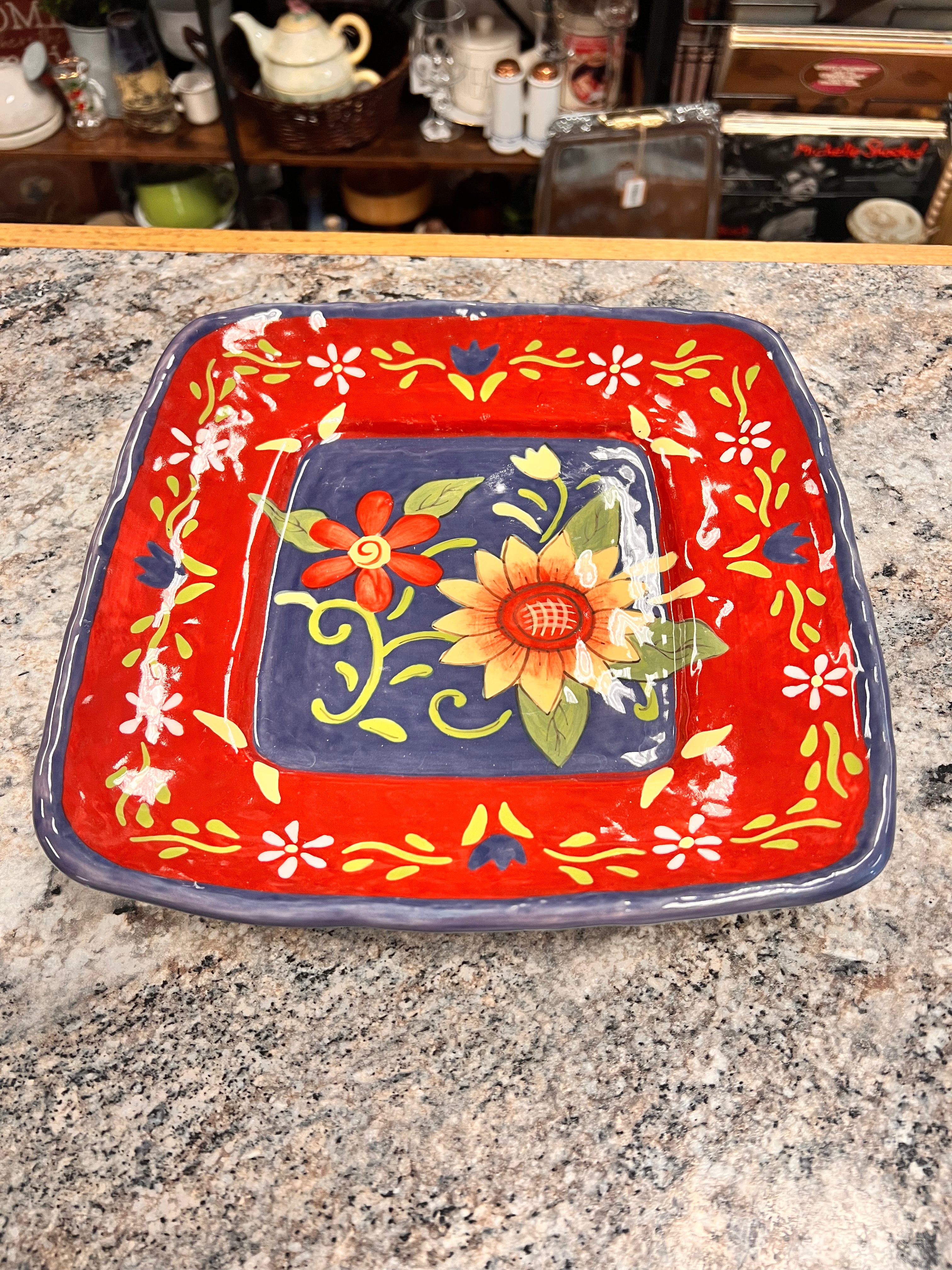 Floral Plate
