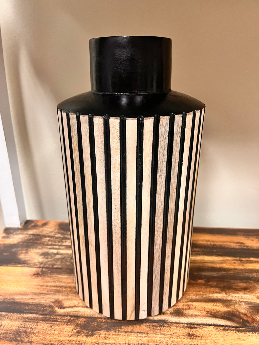Wood Vase