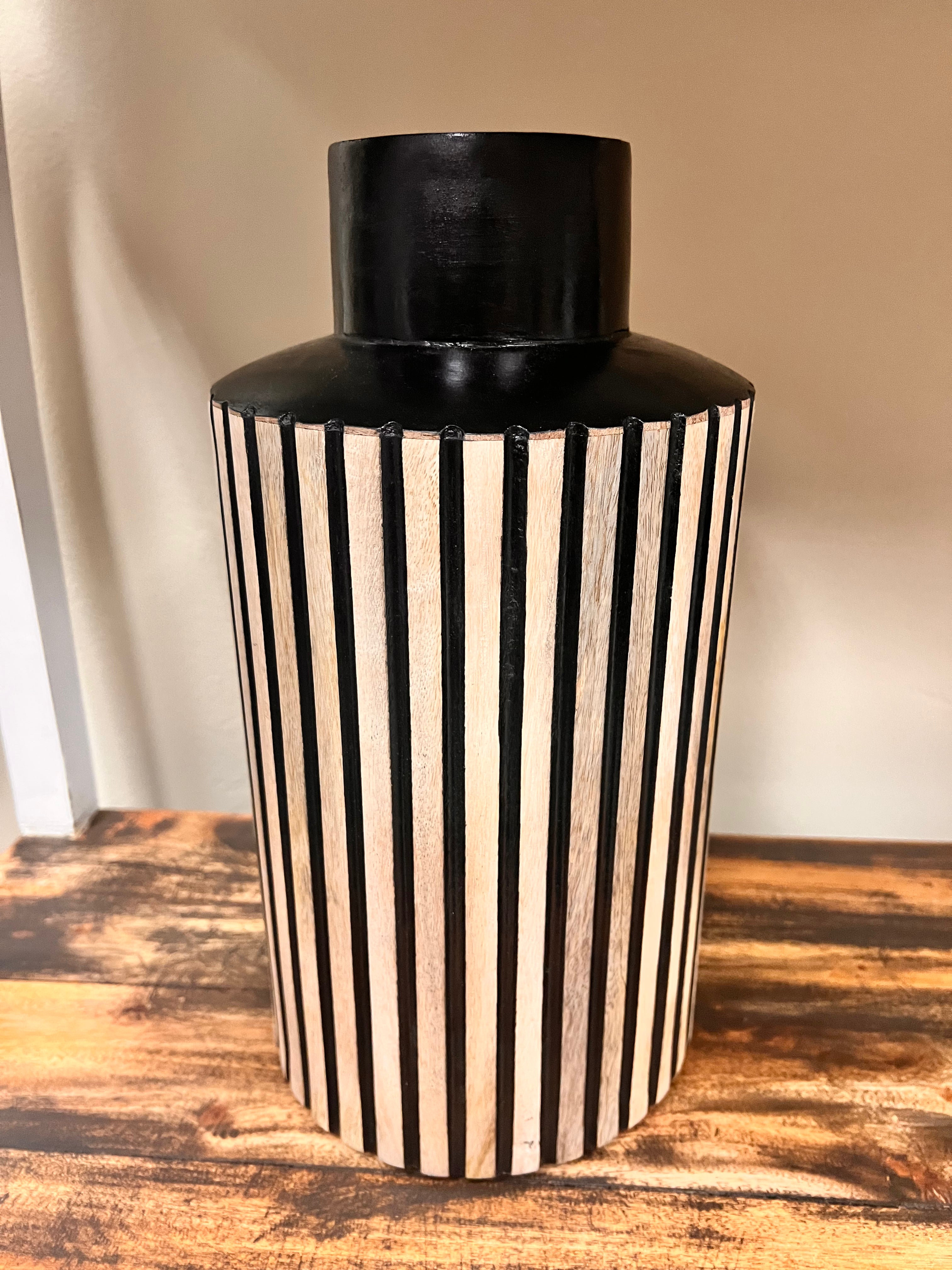Wood Vase