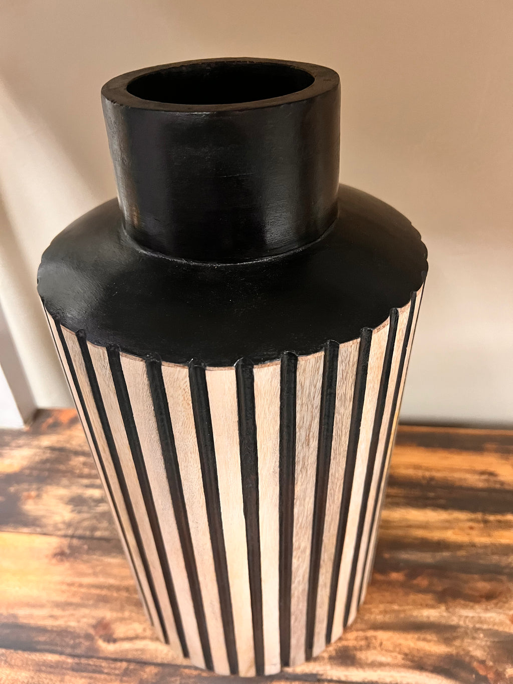 Wood Vase