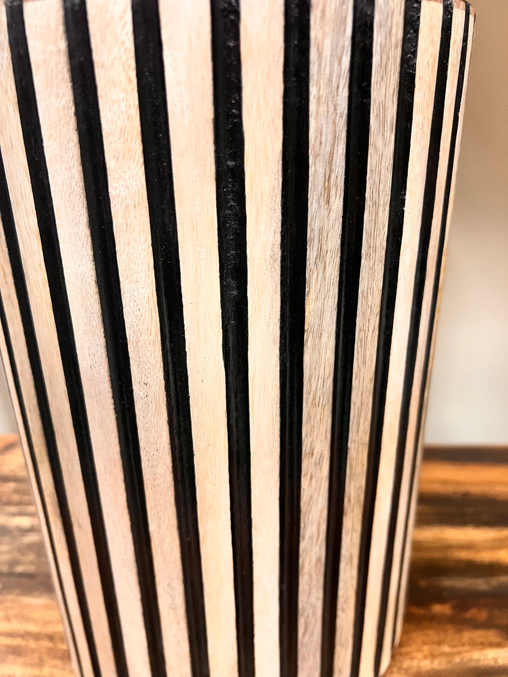 Wood Vase