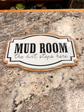 Mud Room Sign