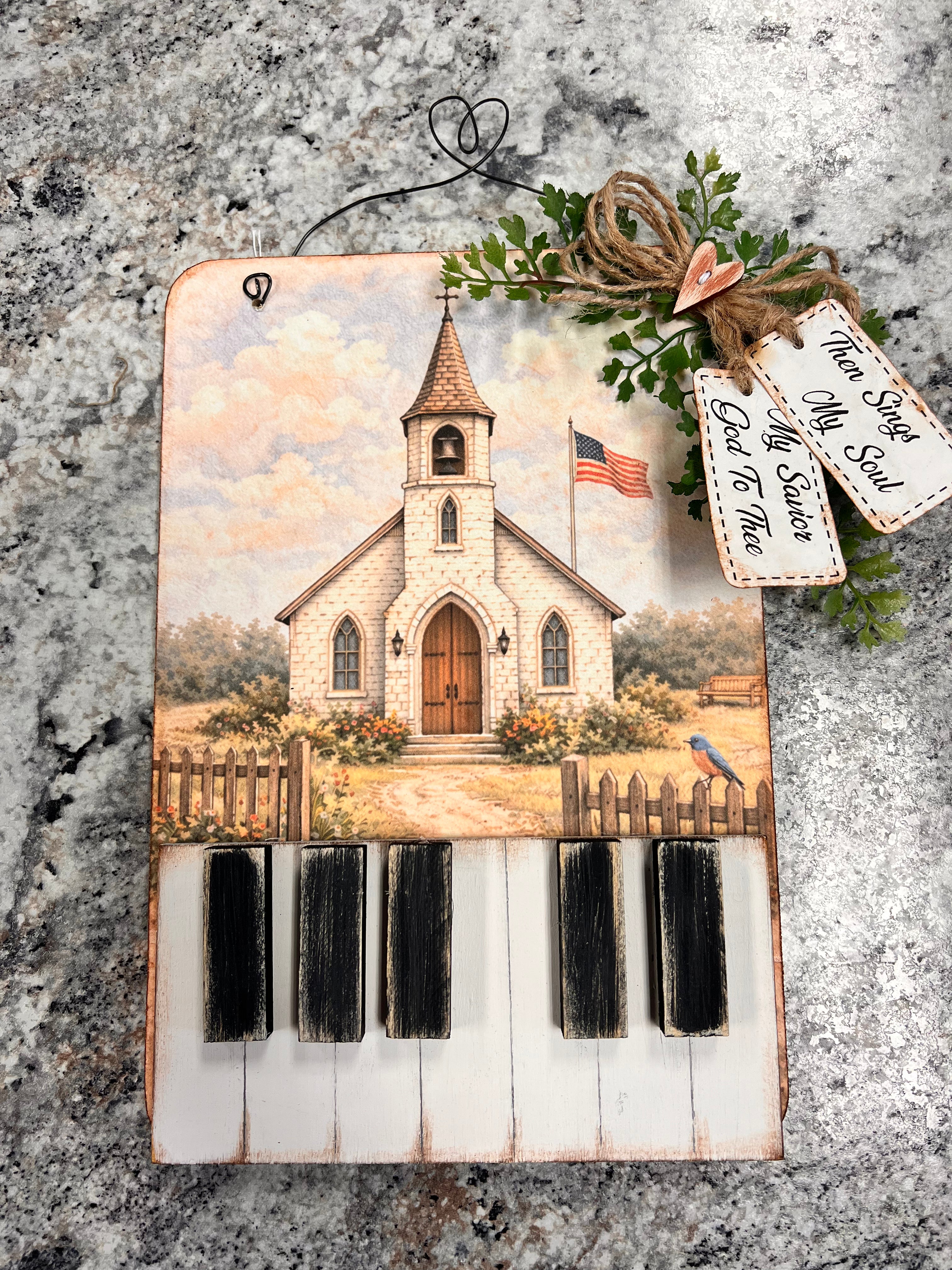 Piano Plaque