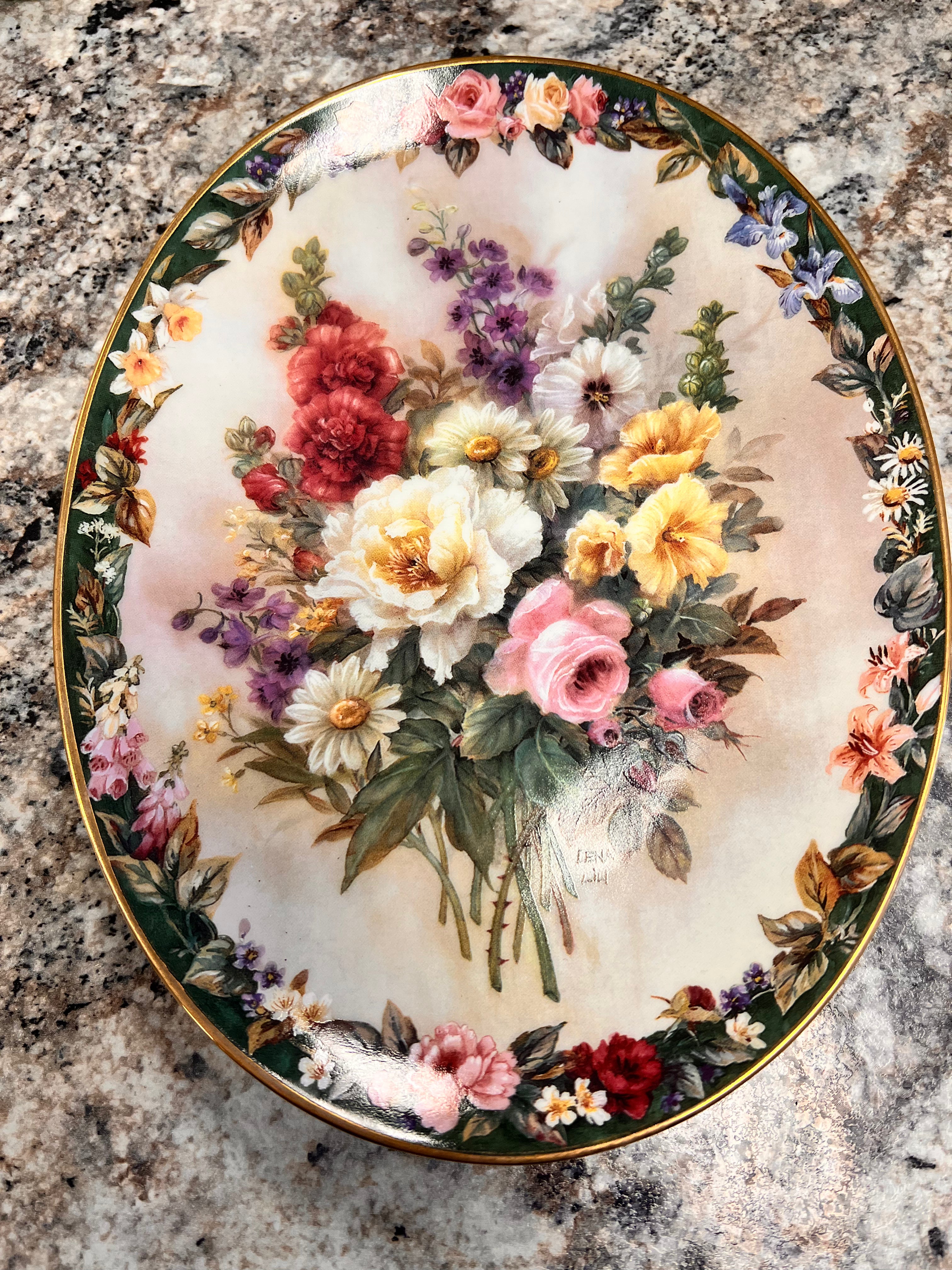 Floral Plate