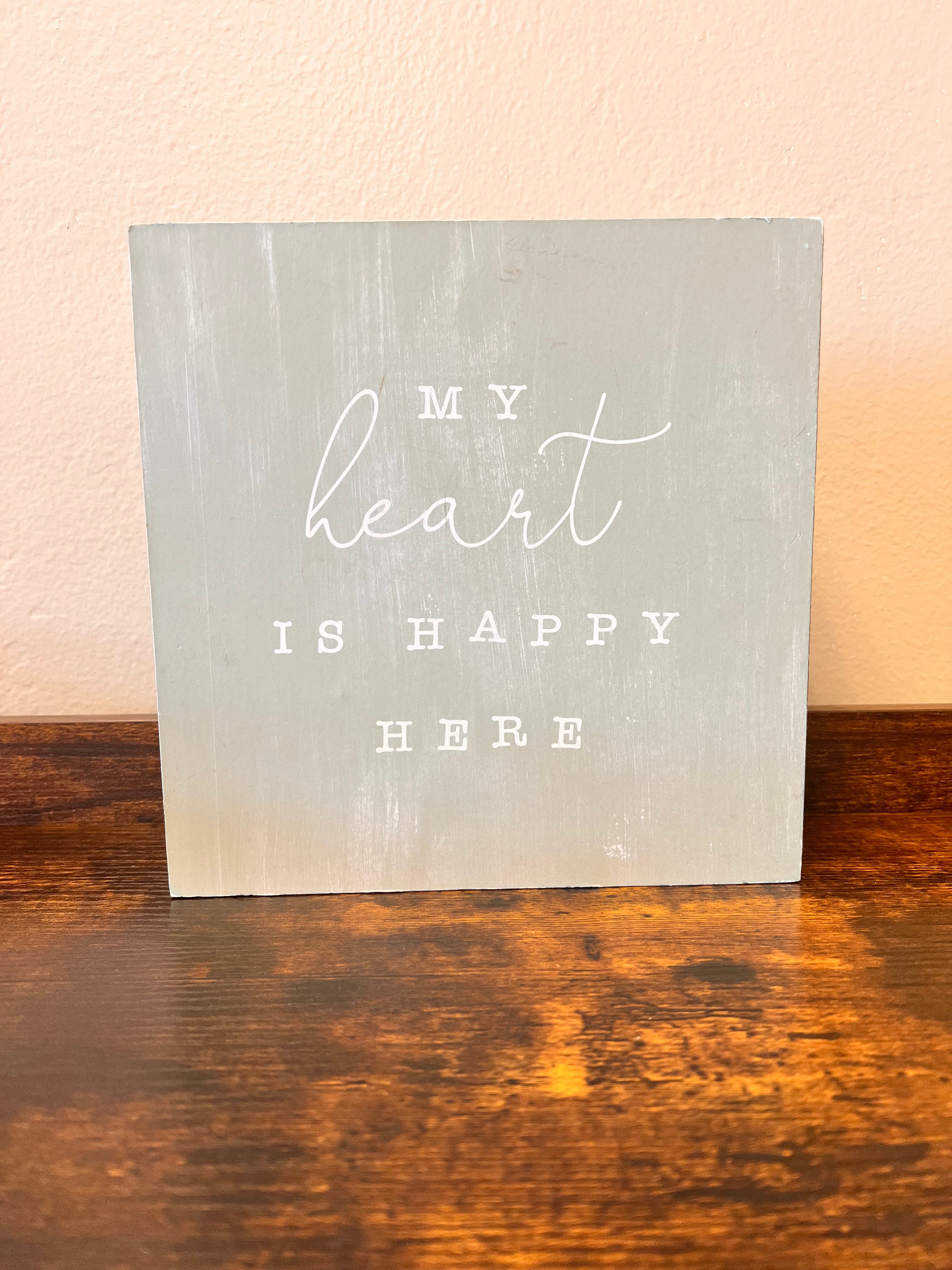 Happy Heart Sign
