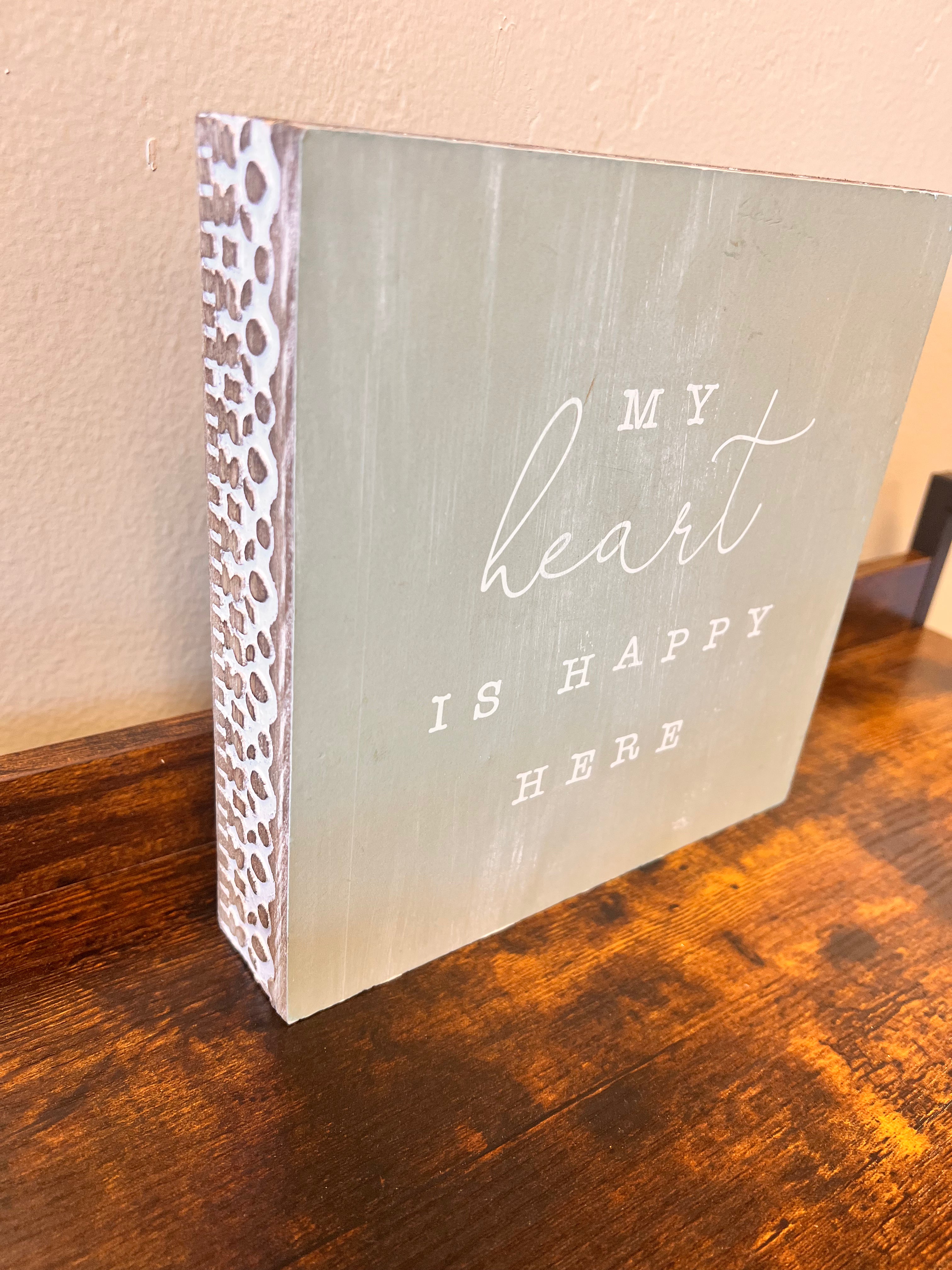Happy Heart Sign