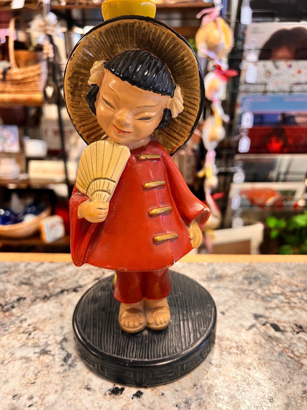 Chalkware Lamp