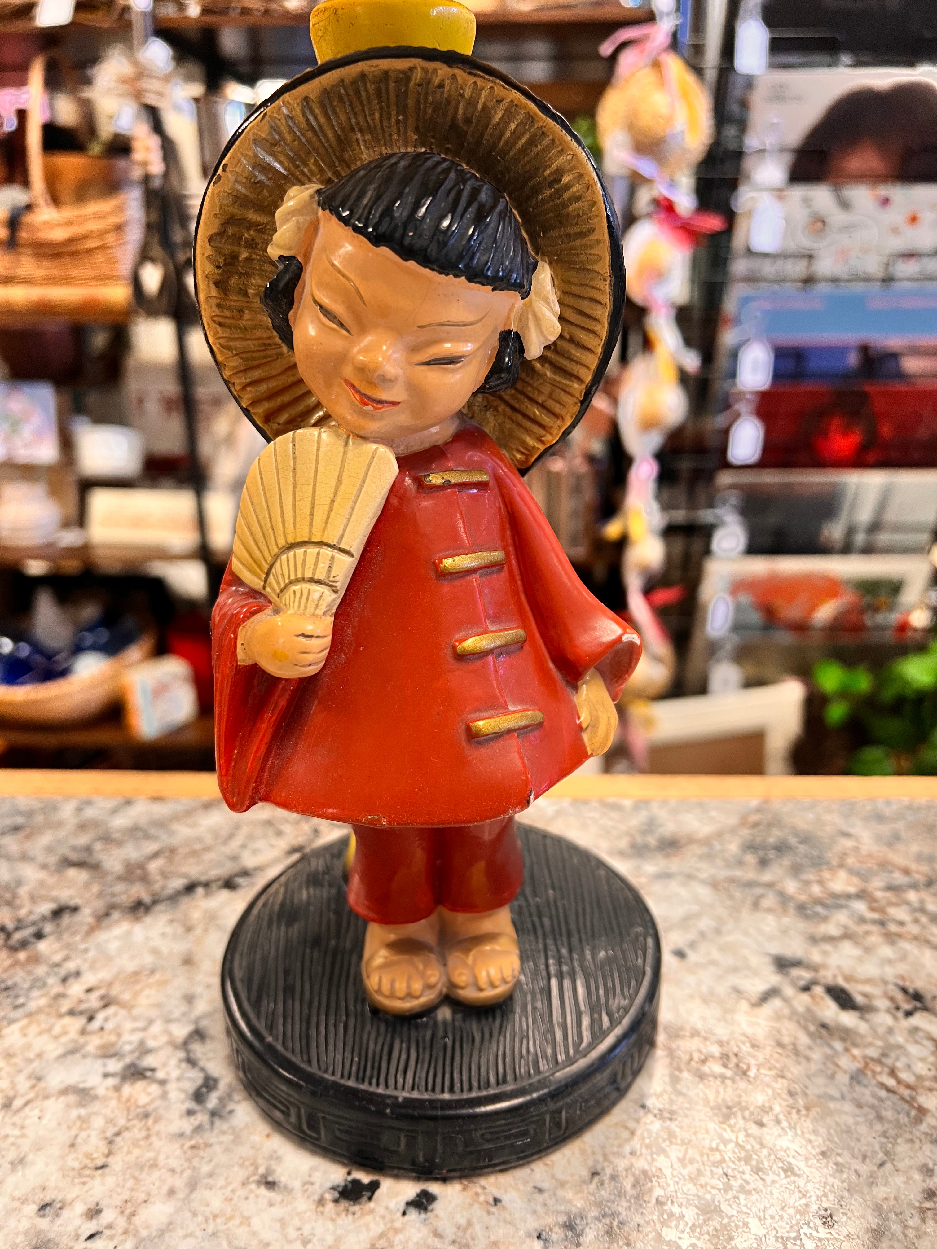 Chalkware Lamp