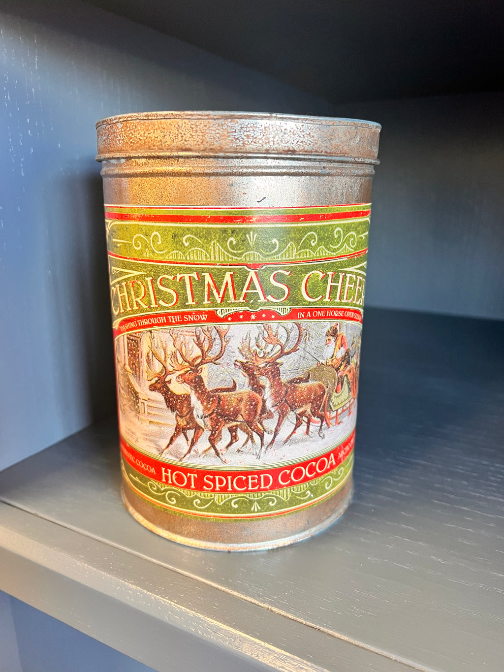 Vintage Christmas Canister